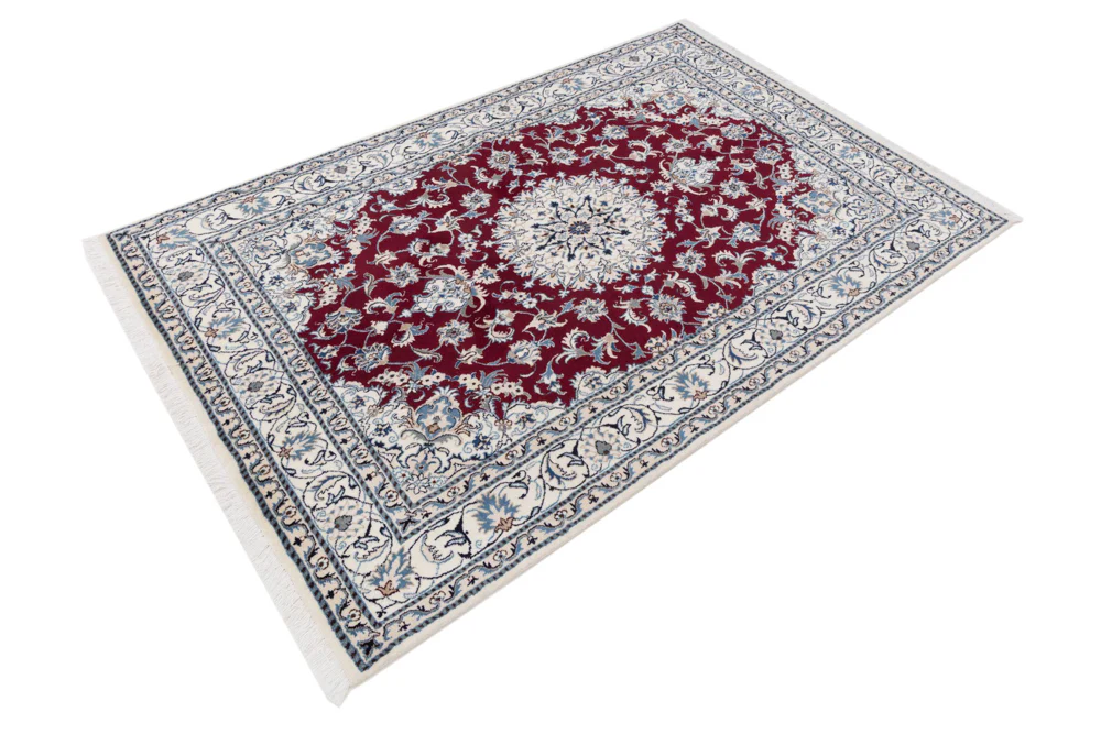Perserteppich - Nain - 237 x 161 cm - rot - Image 2