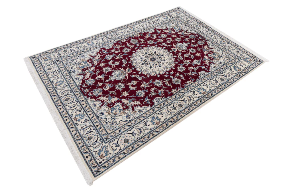 Perserteppich - Nain - 237 x 161 cm - rot - Image 3