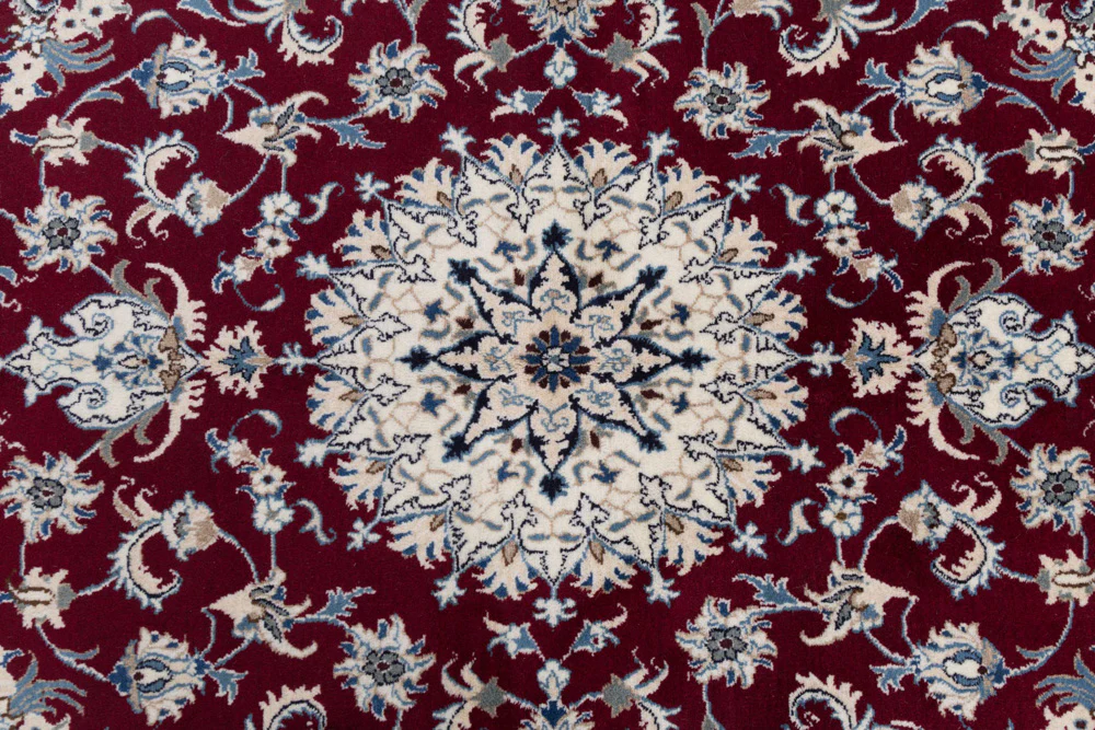 Perserteppich - Nain - 237 x 161 cm - rot - Image 8