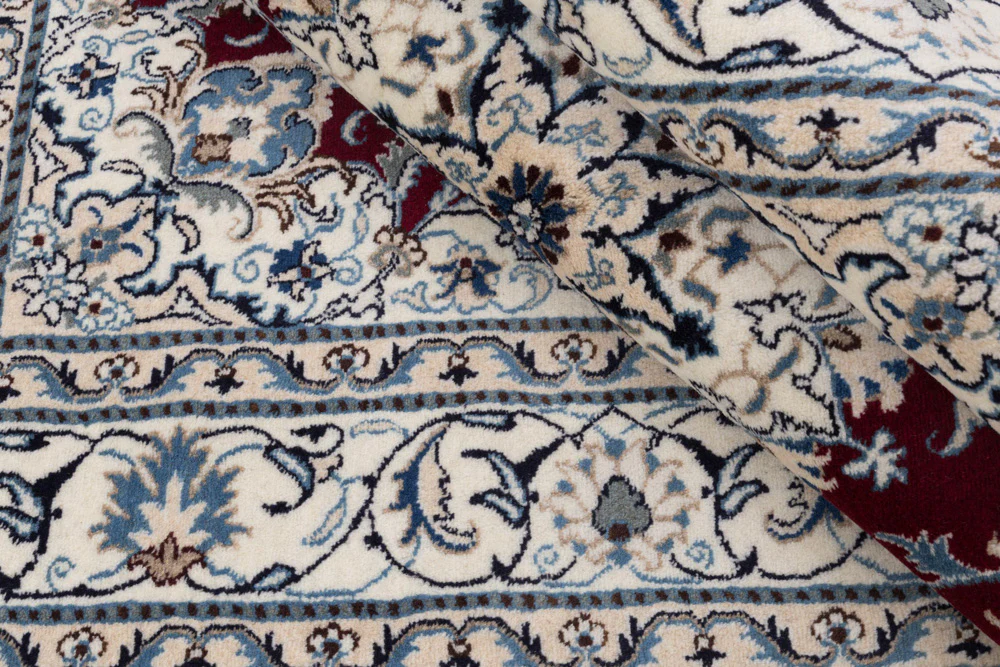 Perserteppich - Nain - 237 x 161 cm - rot - Image 9