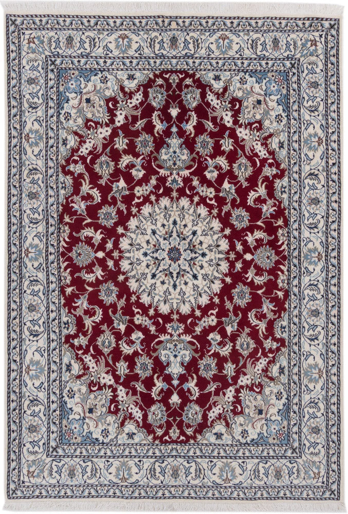 Perserteppich - Nain - 237 x 164 cm - rot