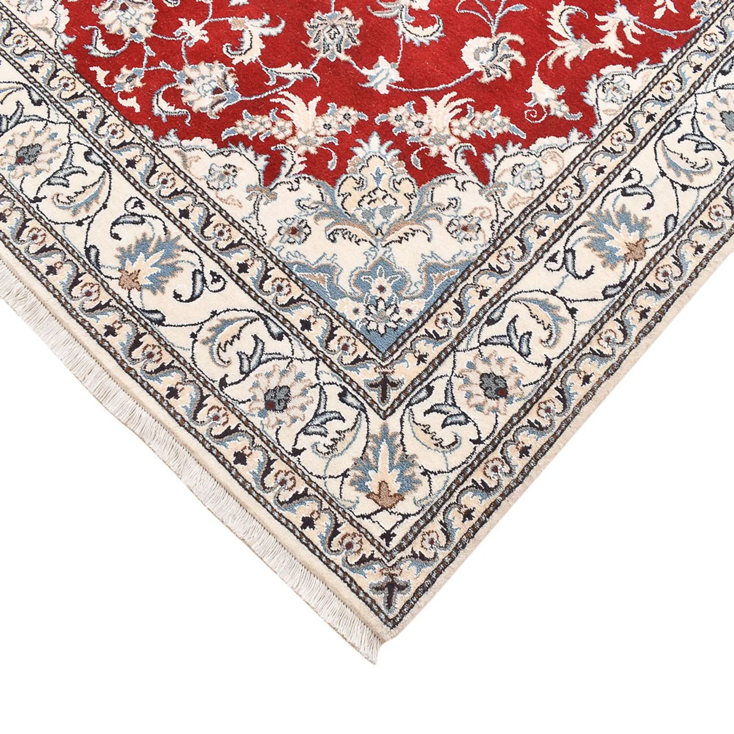 Perserteppich - Nain - 237 x 165 cm - rot - Image 2