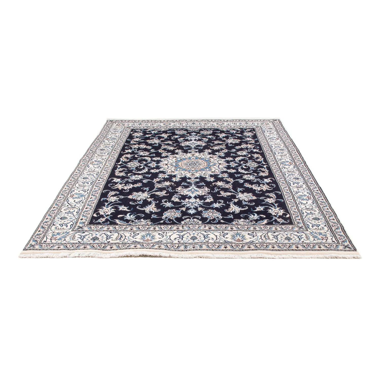 Perserteppich - Nain - 238 x 167 cm - dunkelblau - Image 5