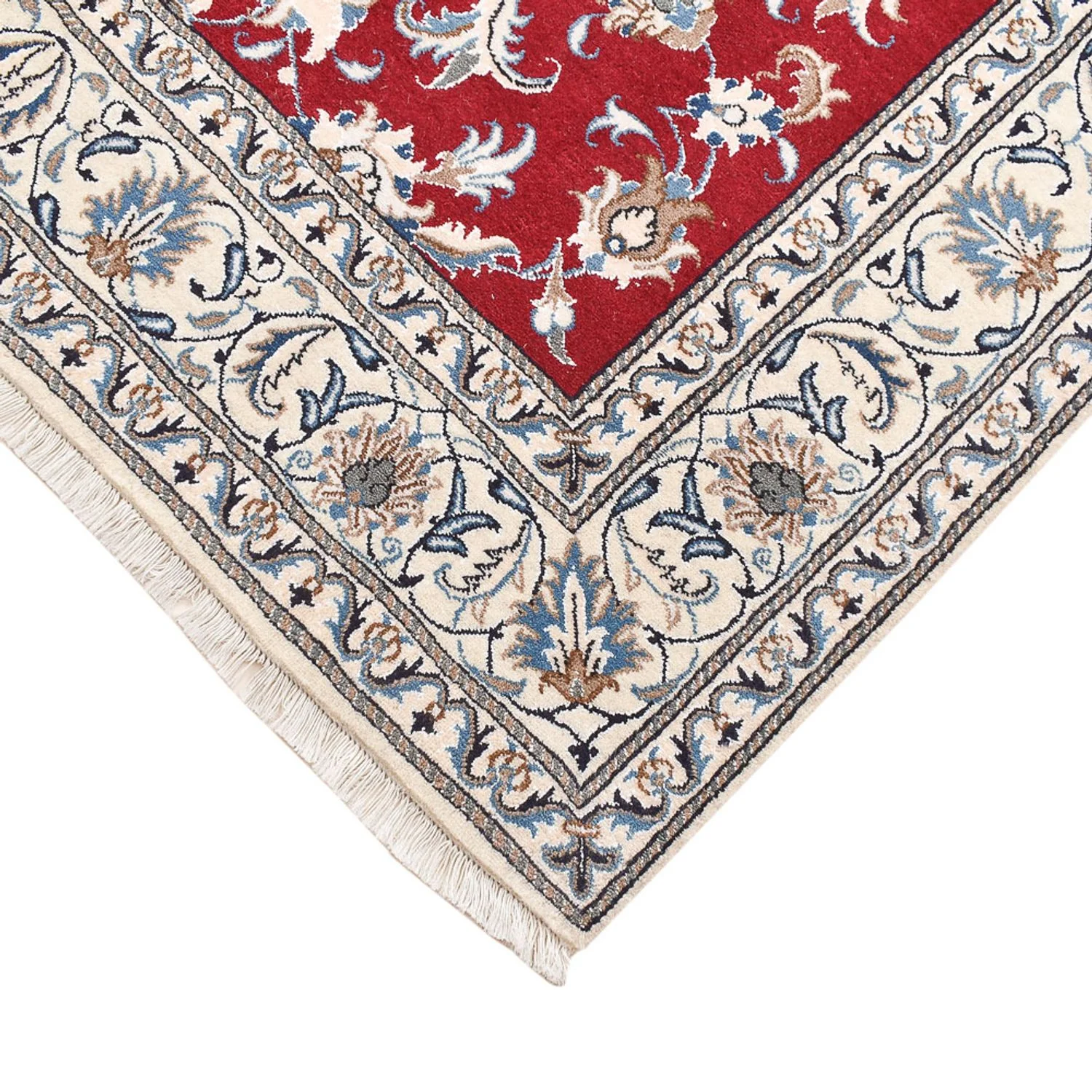 Perserteppich - Nain - 238 x 168 cm - rot - Image 2