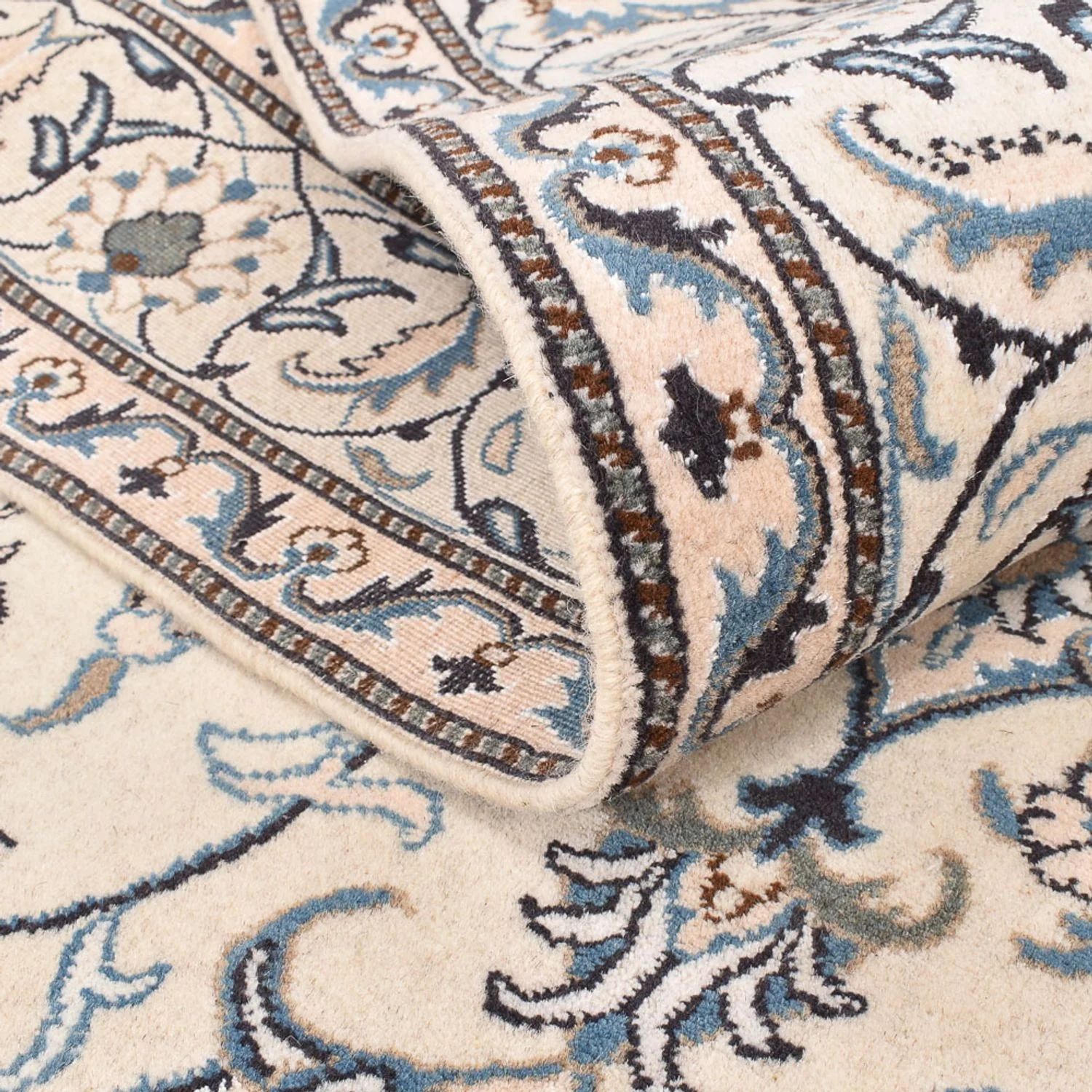 Perserteppich - Nain - 239 x 170 cm - hellbeige - Image 4