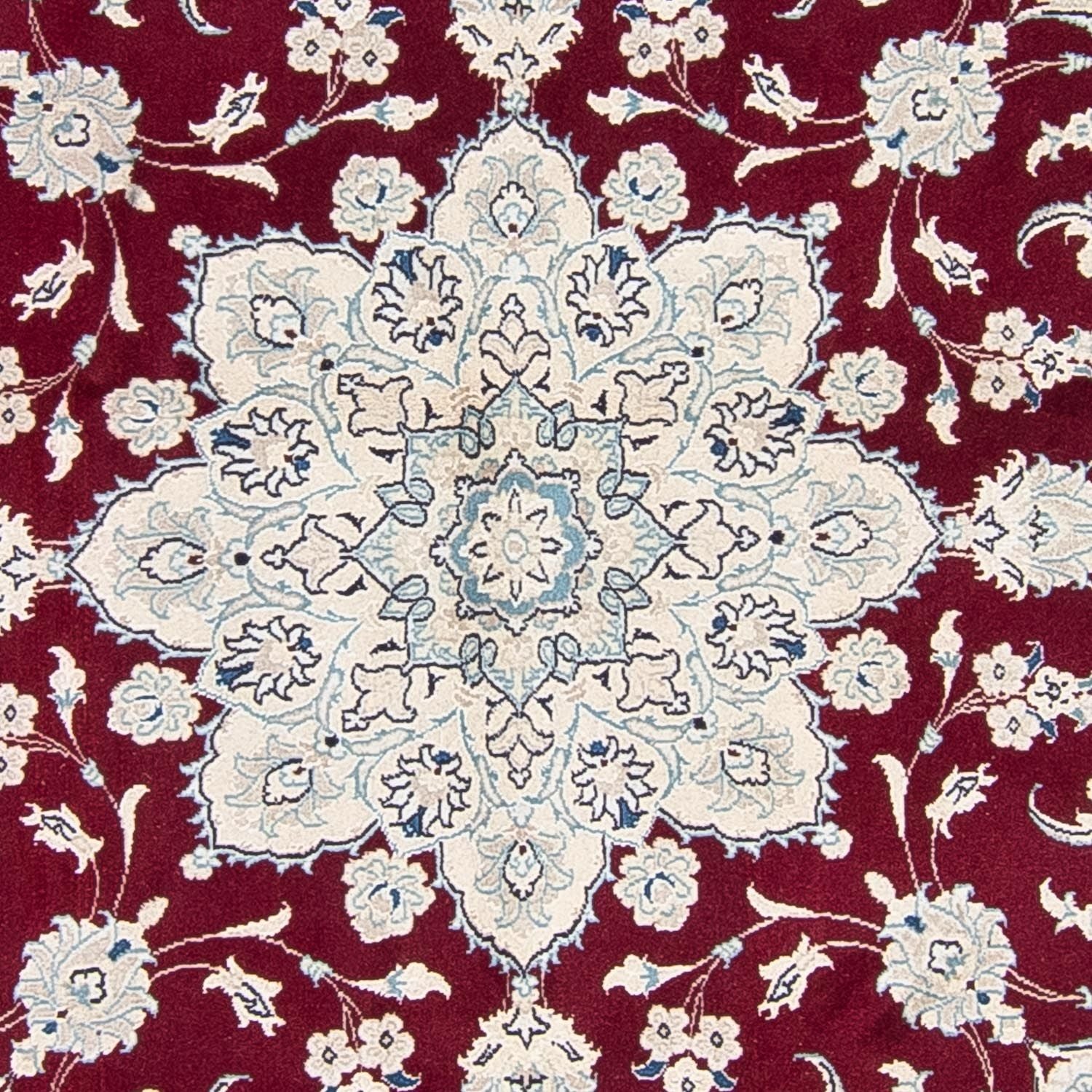 Perserteppich - Nain 240 x 240 cm - dunkelrot - Image 2