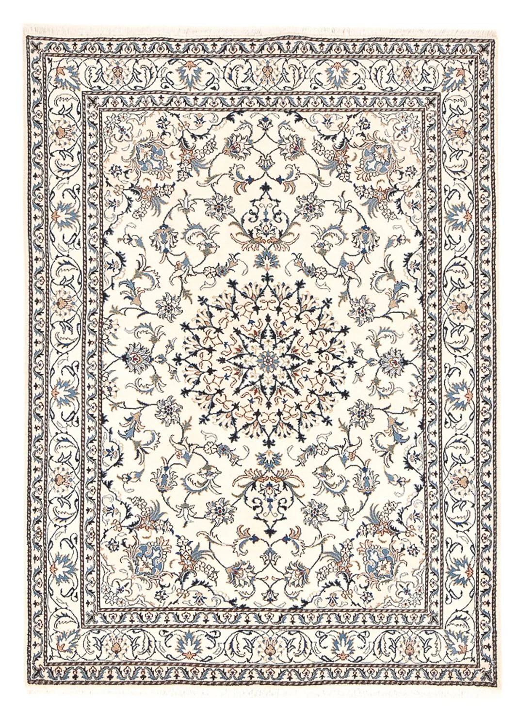 Perserteppich - Nain - 241 x 170 cm - hellbeige