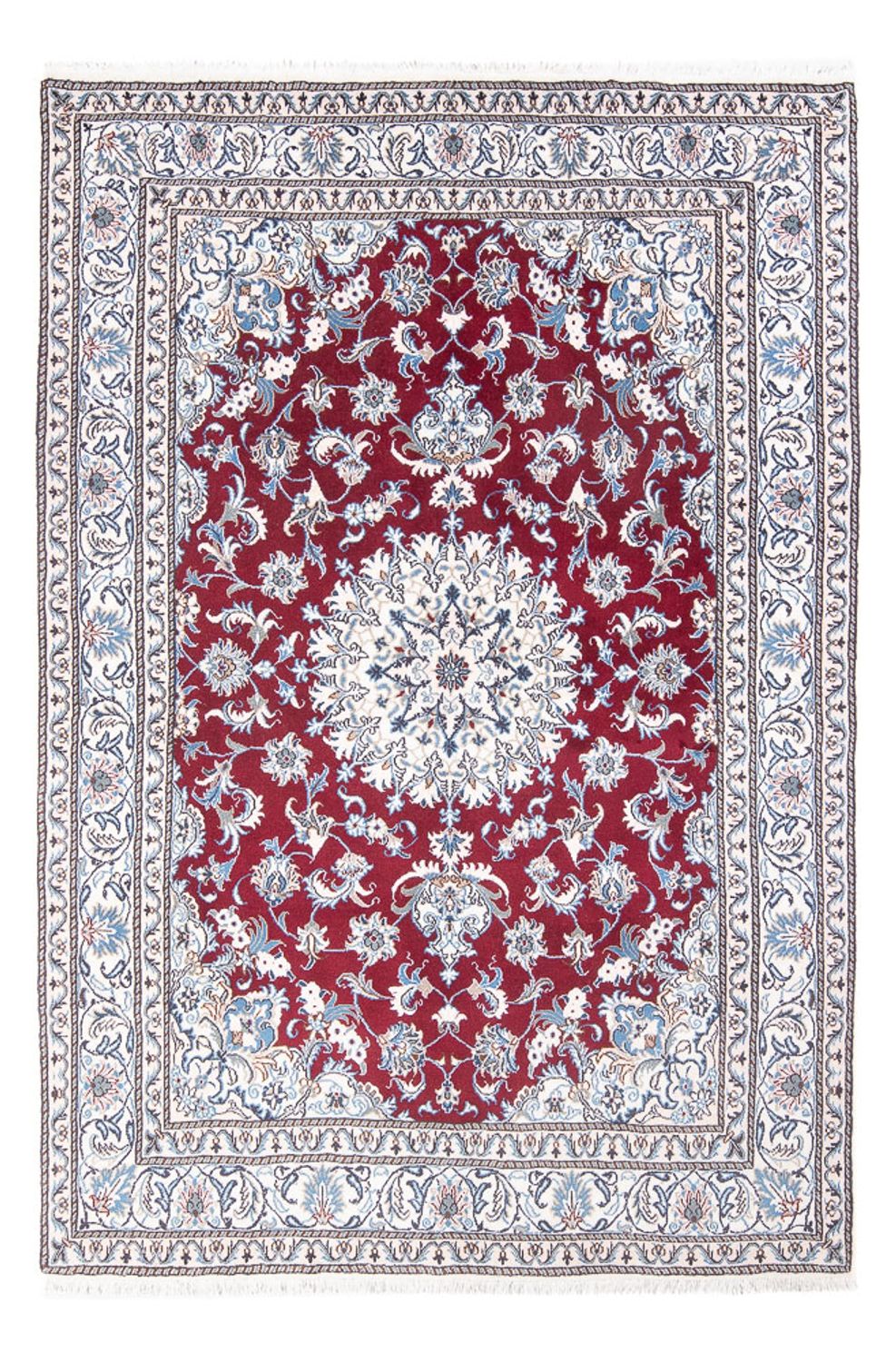 Perserteppich - Nain - 243 x 168 cm - rot