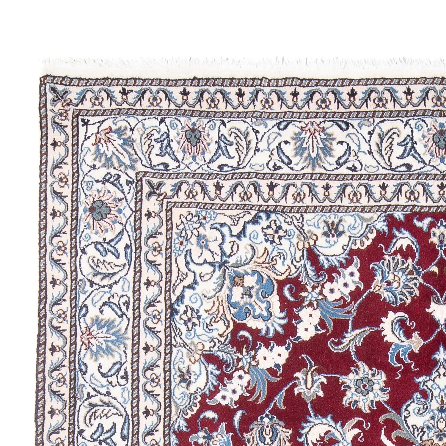 Perserteppich - Nain - 243 x 168 cm - rot - Image 3