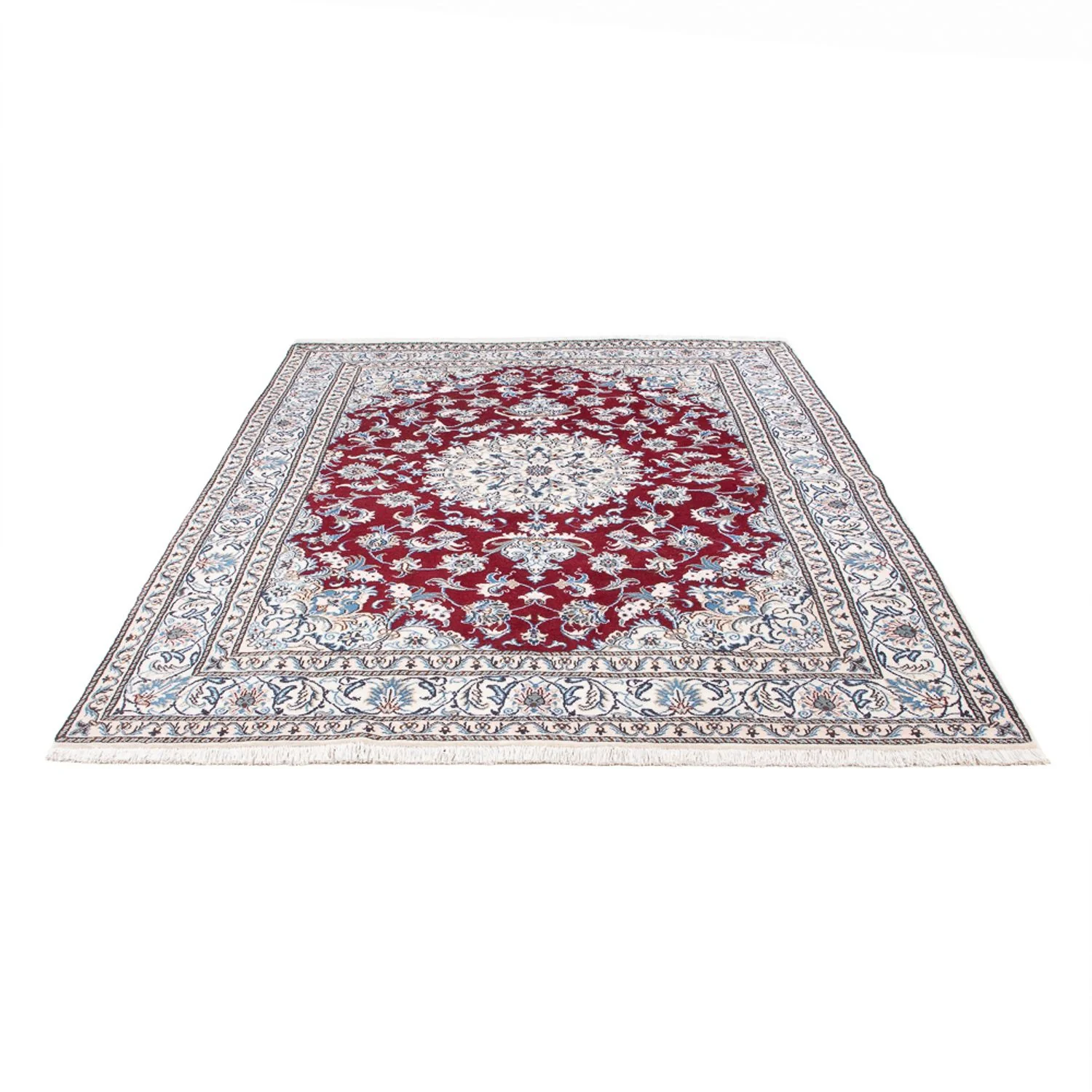 Perserteppich - Nain - 243 x 168 cm - rot - Image 5