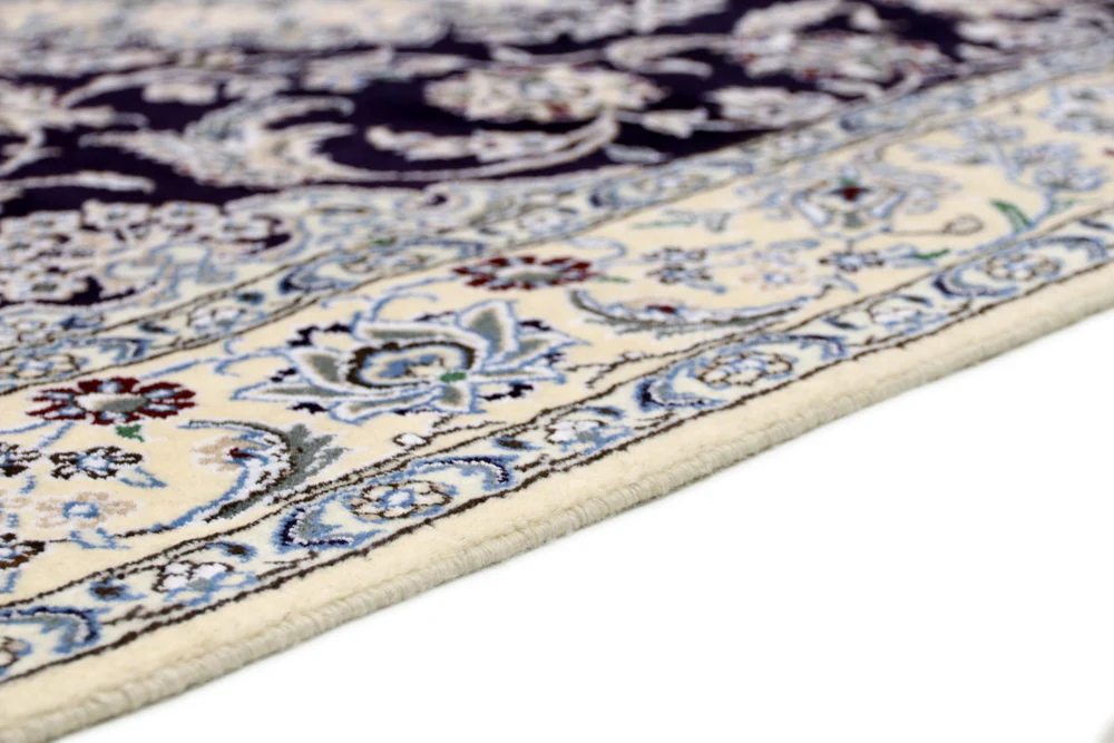 Perserteppich - Nain - 246 x 154 cm - dunkelblau - Image 6
