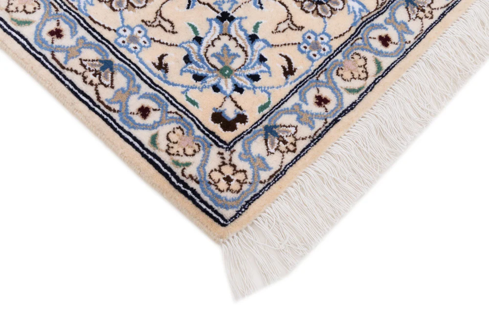 Perserteppich - Nain - 249 x 157 cm - hellblau - Image 6