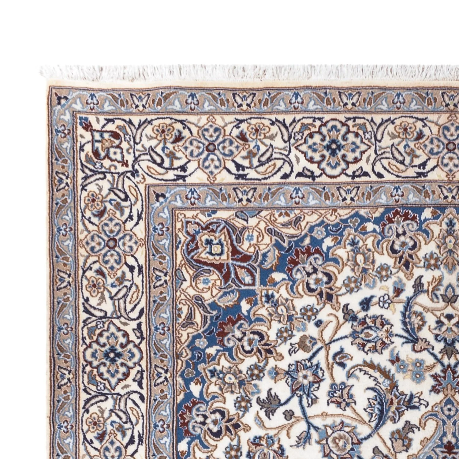 Perserteppich - Nain - 296 x 196 cm - creme - Image 3