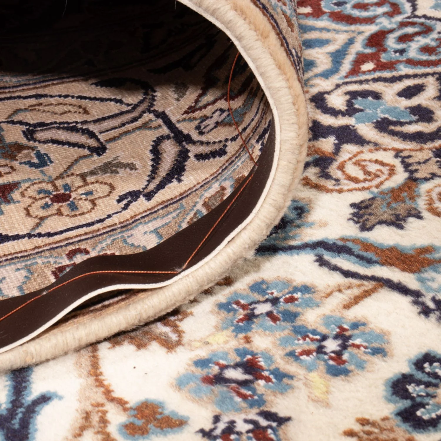 Perserteppich - Nain - 296 x 196 cm - creme - Image 4
