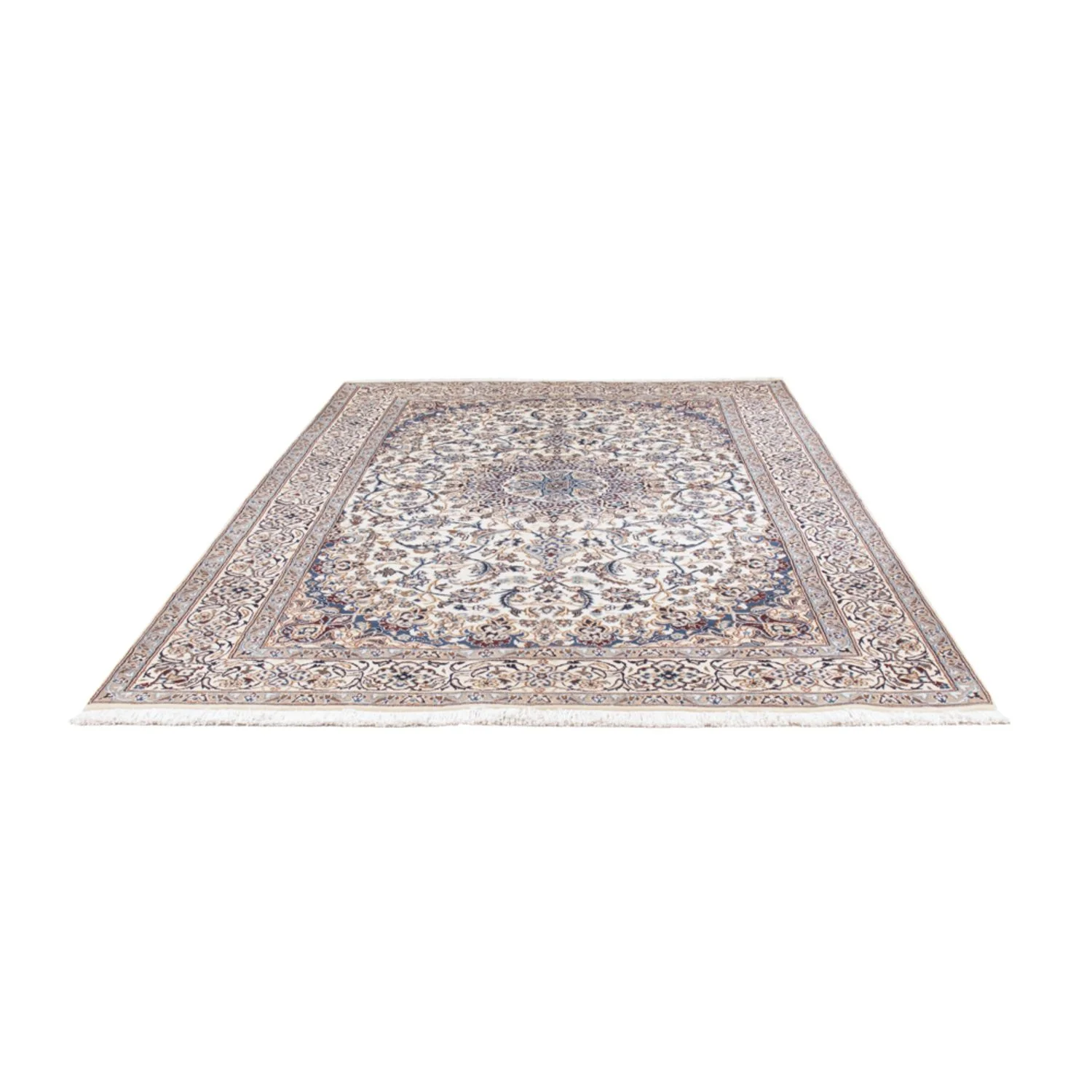 Perserteppich - Nain - 296 x 196 cm - creme - Image 5