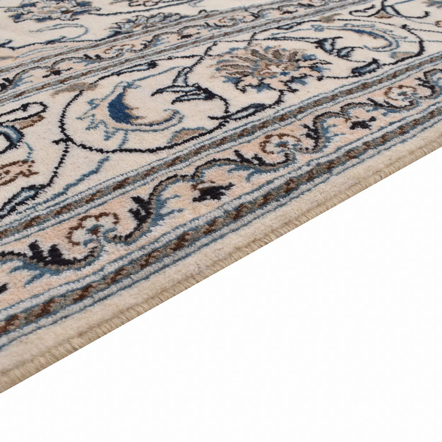 Perserteppich - Nain - 309 x 197 cm - creme - Image 3