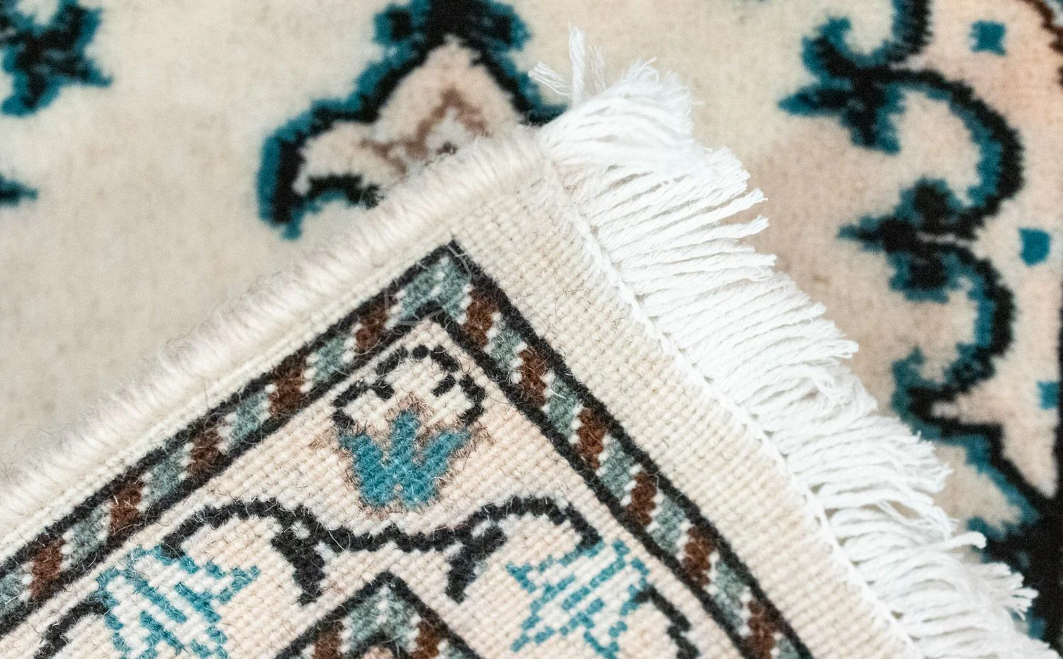 Perserteppich - Nain 60 x 40 cm - beige - Image 4