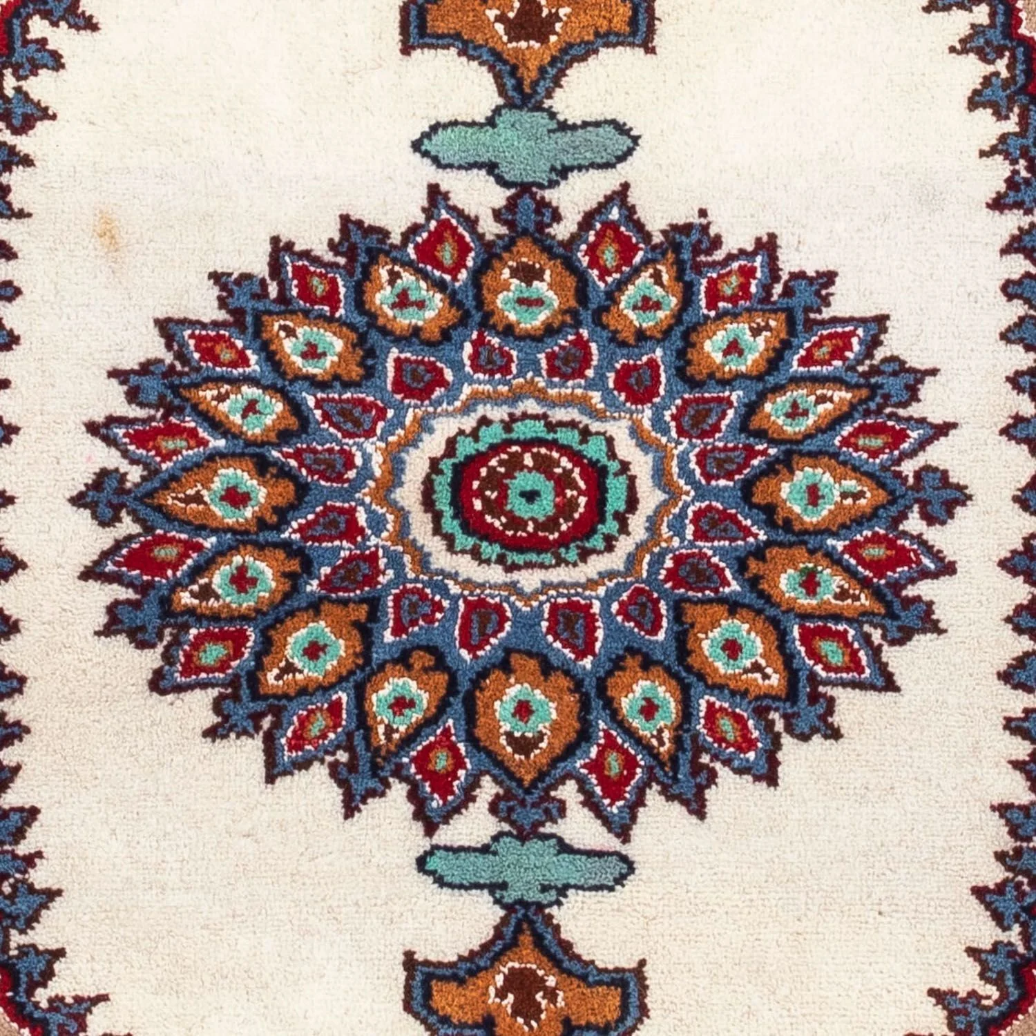 Perserteppich - Nain 83 x 64 cm - beige - Image 2