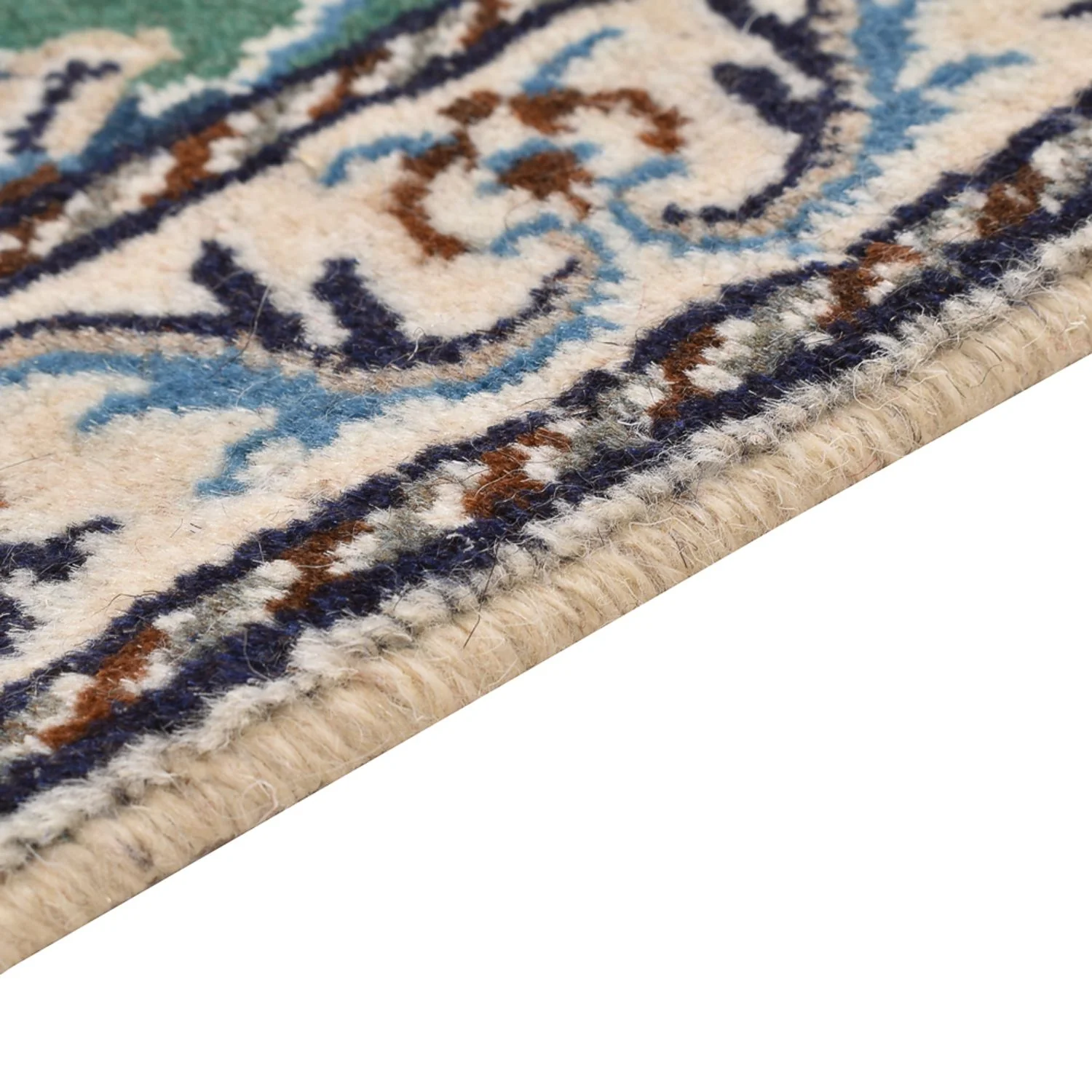 Perserteppich - Nain - 87 x 60 cm - grün - Image 3