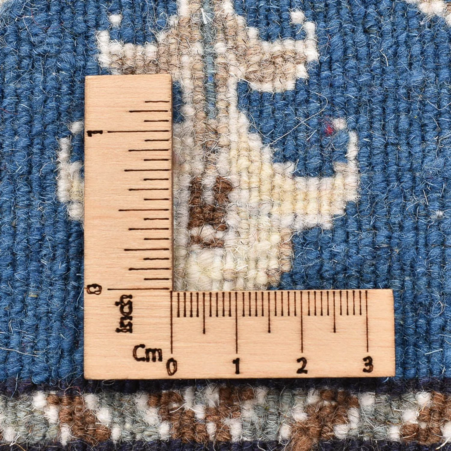Perserteppich - Nain - 90 x 58 cm - blau - Image 5