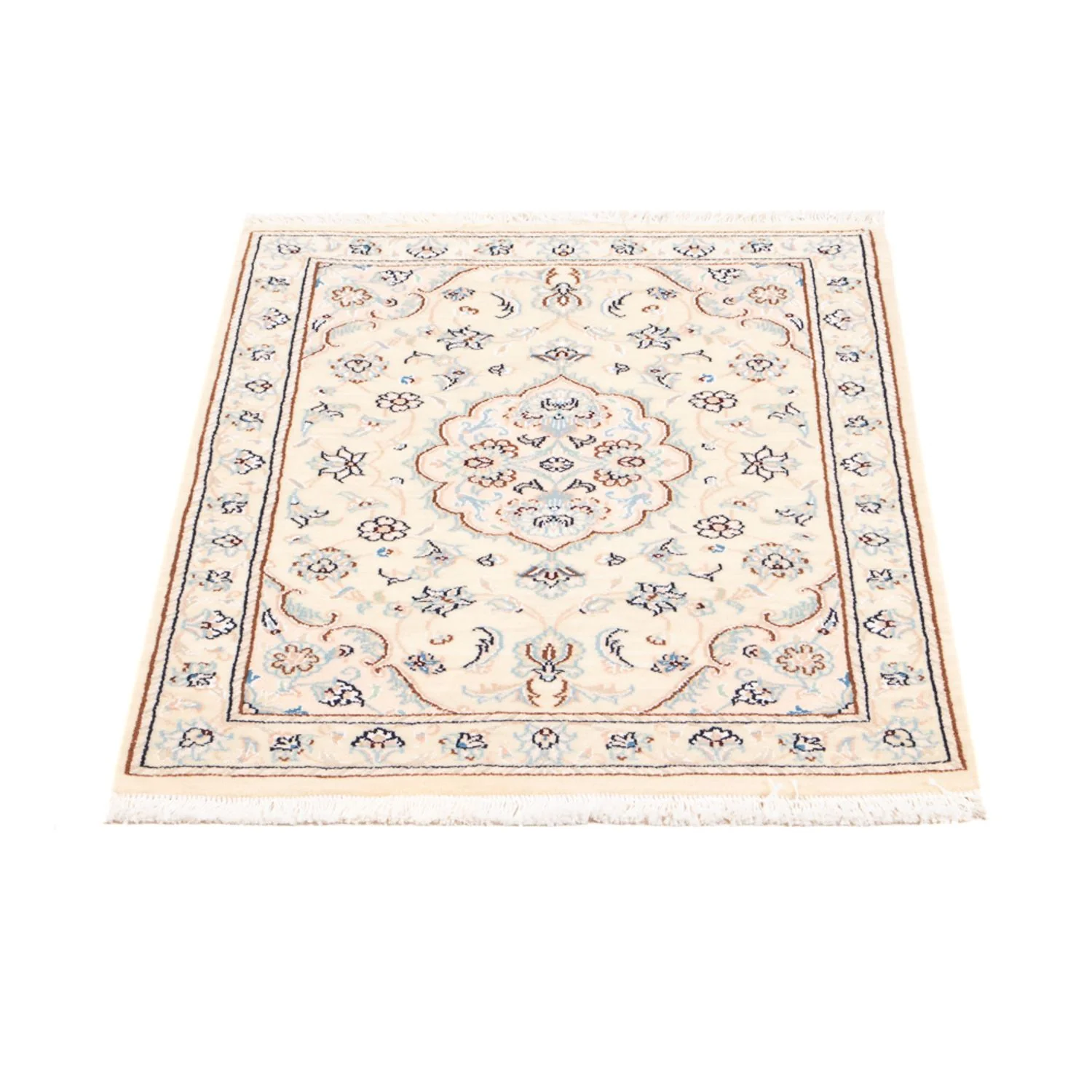 Perserteppich - Nain - 90 x 60 cm - beige - Image 5