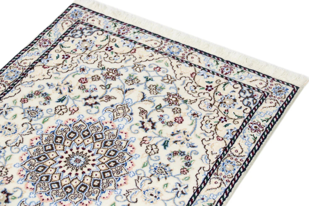 Perserteppich - Nain - 90 x 60 cm - creme - Image 4