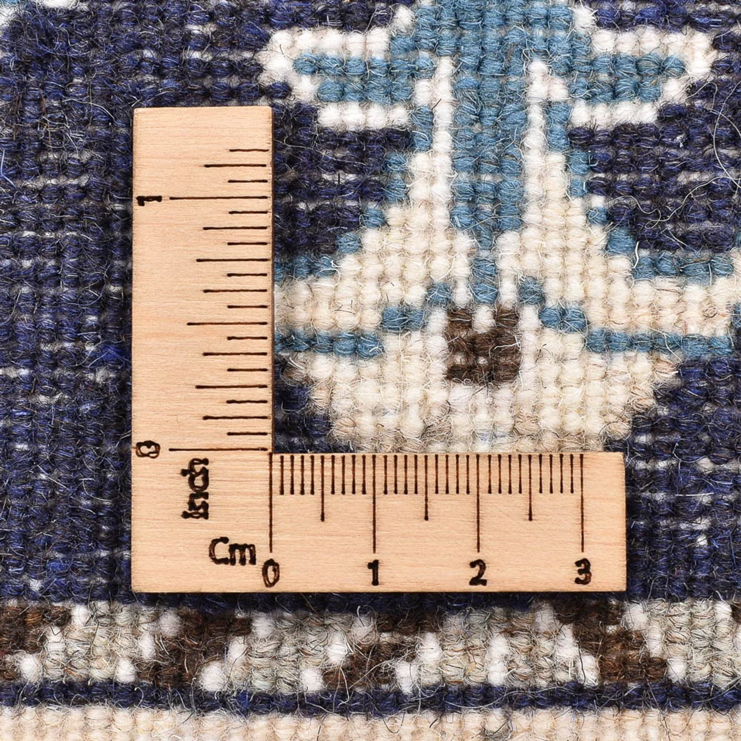 Perserteppich - Nain - 90 x 60 cm - dunkelblau - Image 5