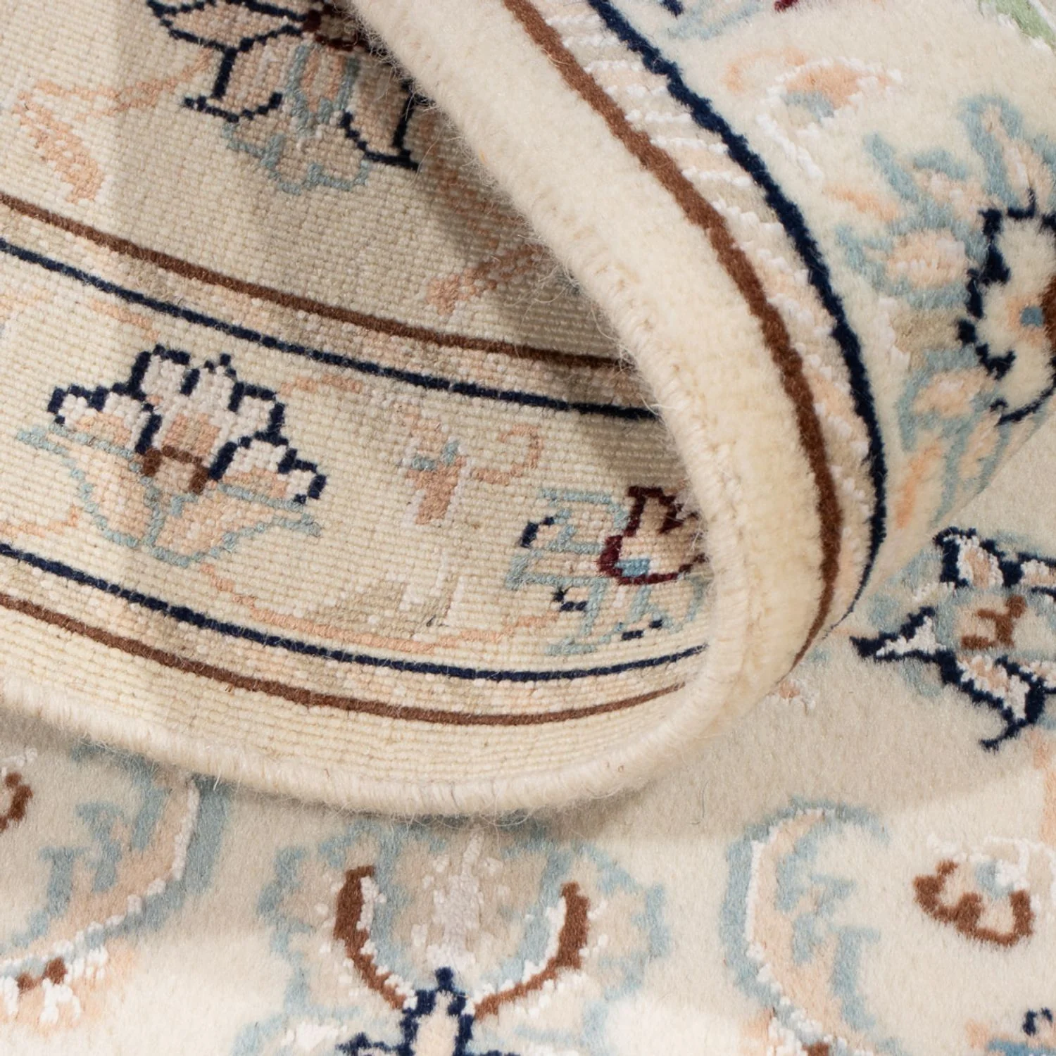 Perserteppich - Nain - 91 x 60 cm - beige - Image 4