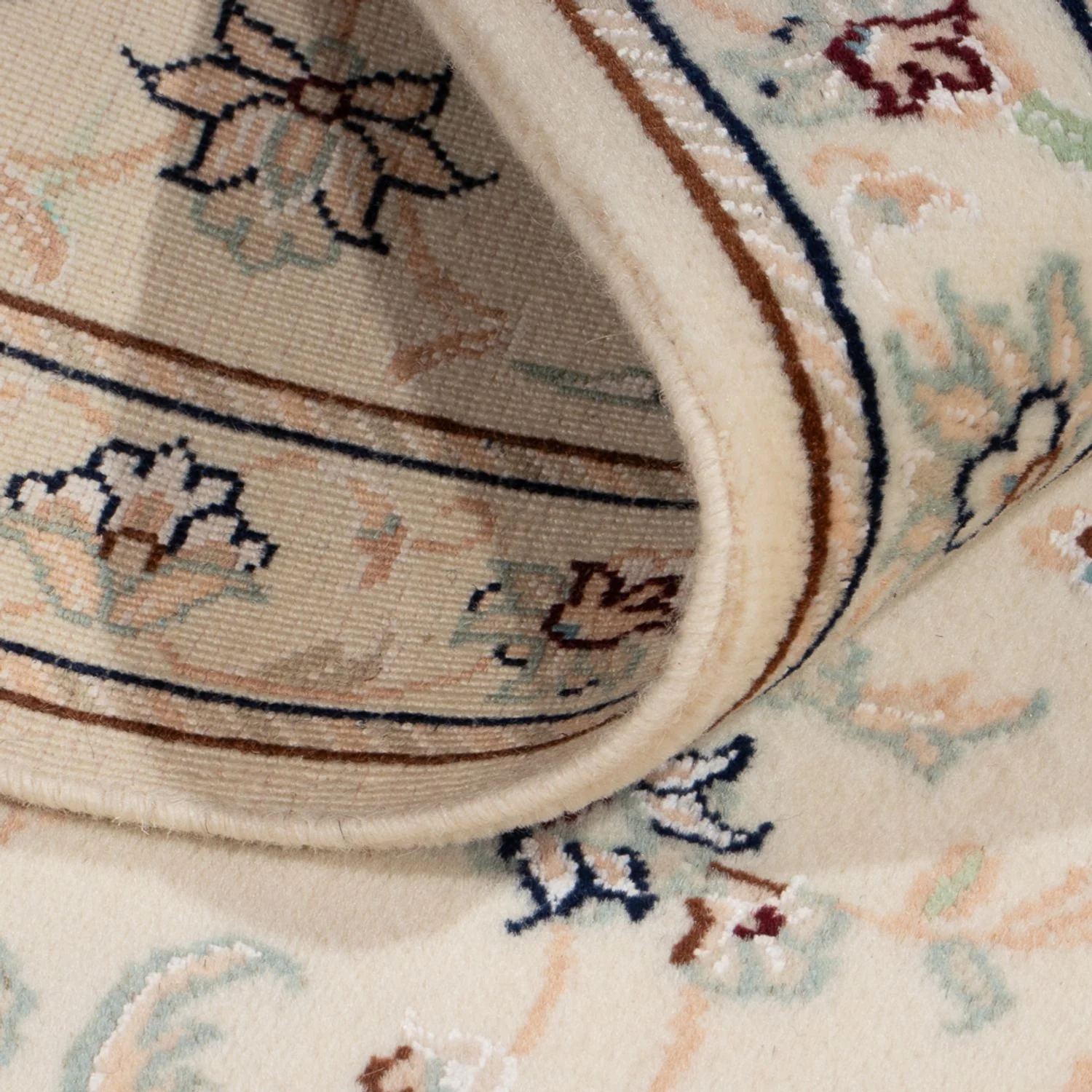 Perserteppich - Nain - 92 x 60 cm - beige - Image 4