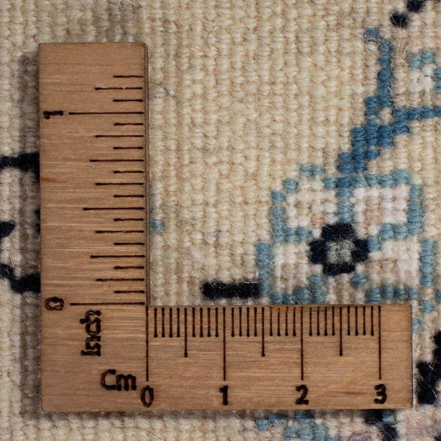 Perserteppich - Nain - 96 x 61 cm - creme - Image 6