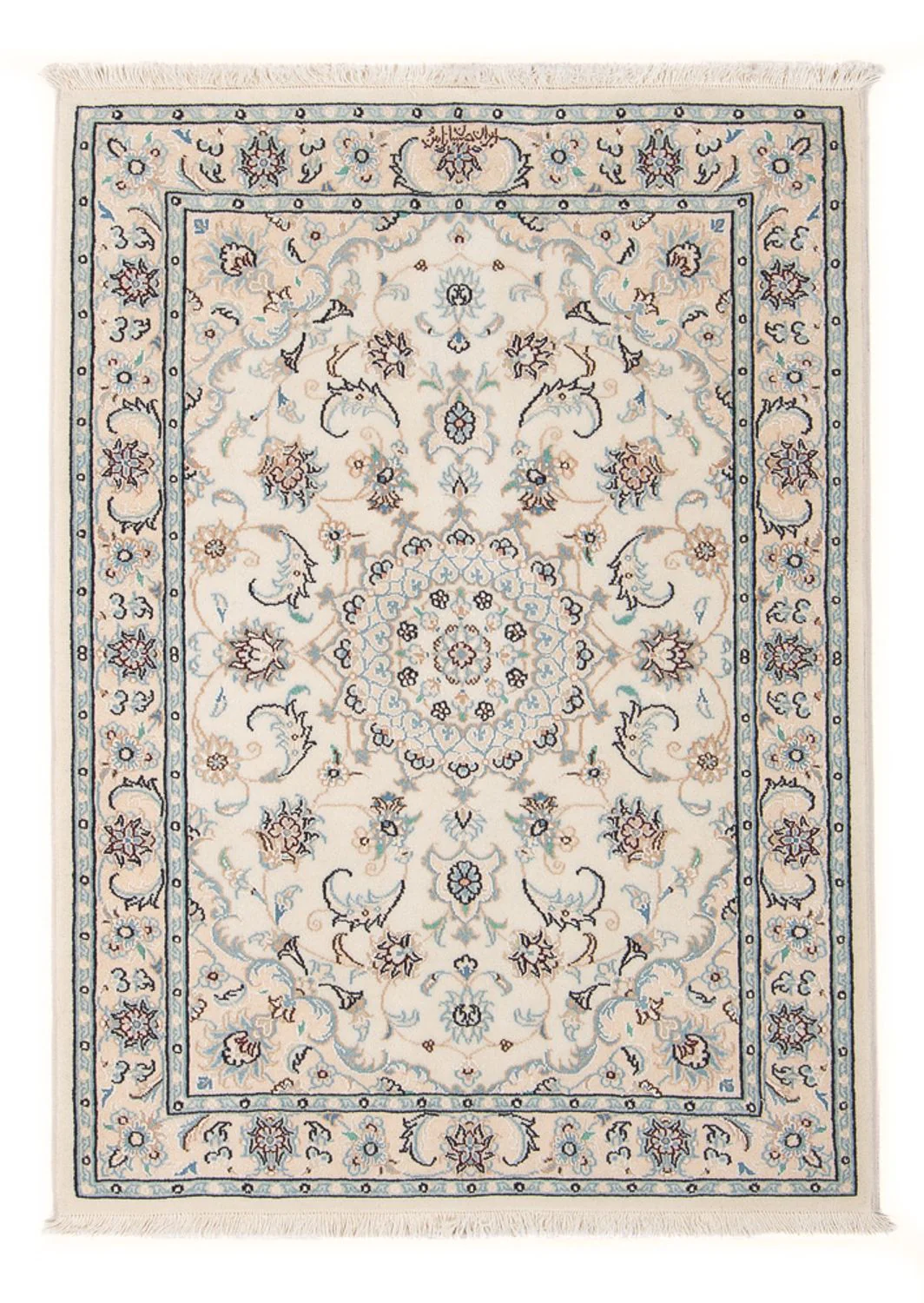 Perserteppich - Nain - Premium - 120 x 80 cm - creme