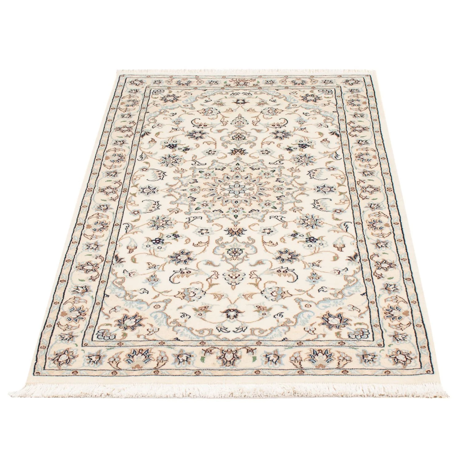 Perserteppich - Nain - Premium - 138 x 76 cm - creme - Image 5