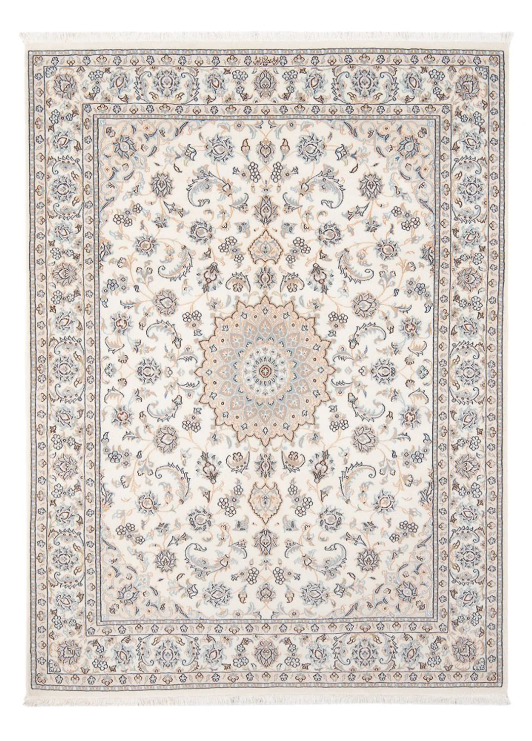 Perserteppich - Nain - Premium - 200 x 150 cm - creme
