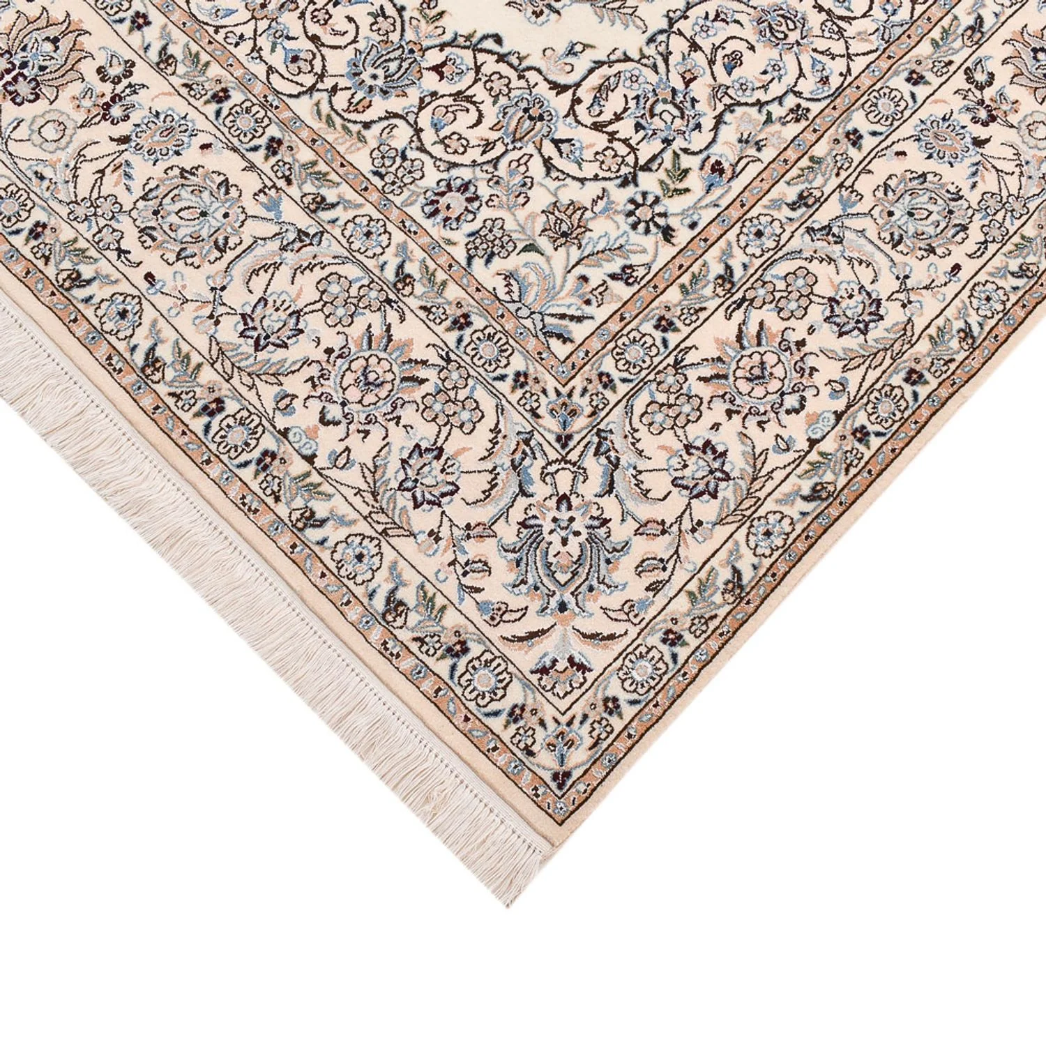 Perserteppich - Nain - Premium - 219 x 146 cm - hellgrau - Image 2