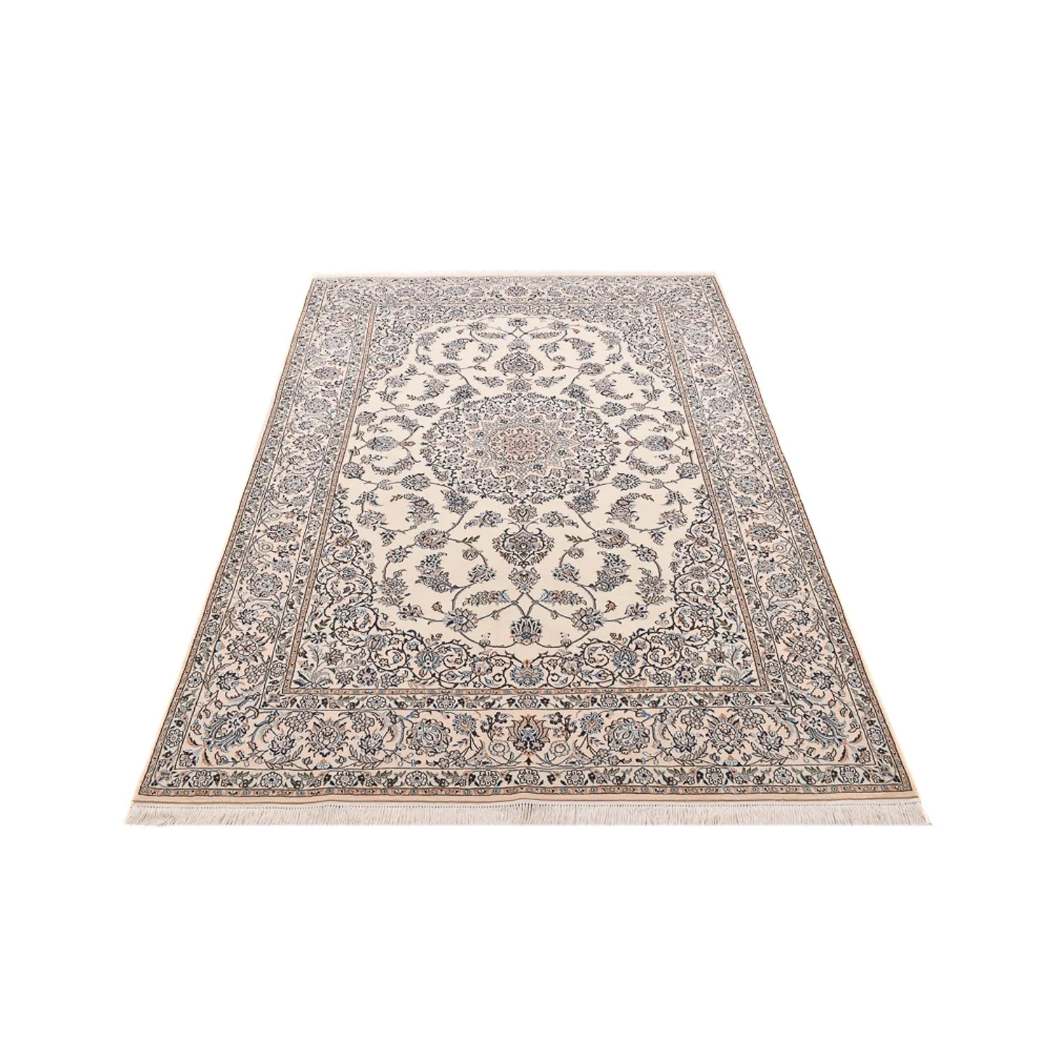 Perserteppich - Nain - Premium - 219 x 146 cm - hellgrau - Image 5