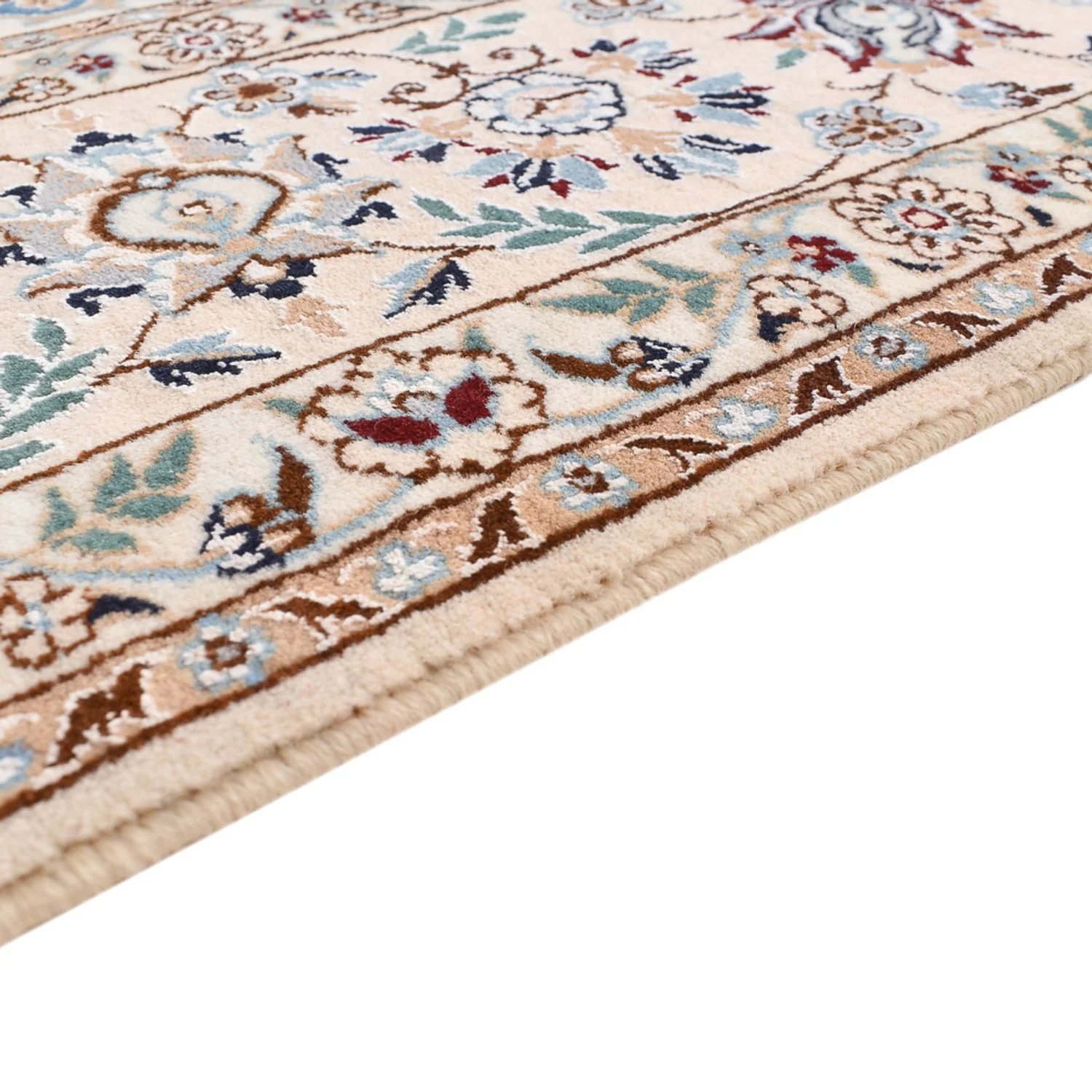 Perserteppich - Nain - Premium - 221 x 159 cm - blau - Image 3