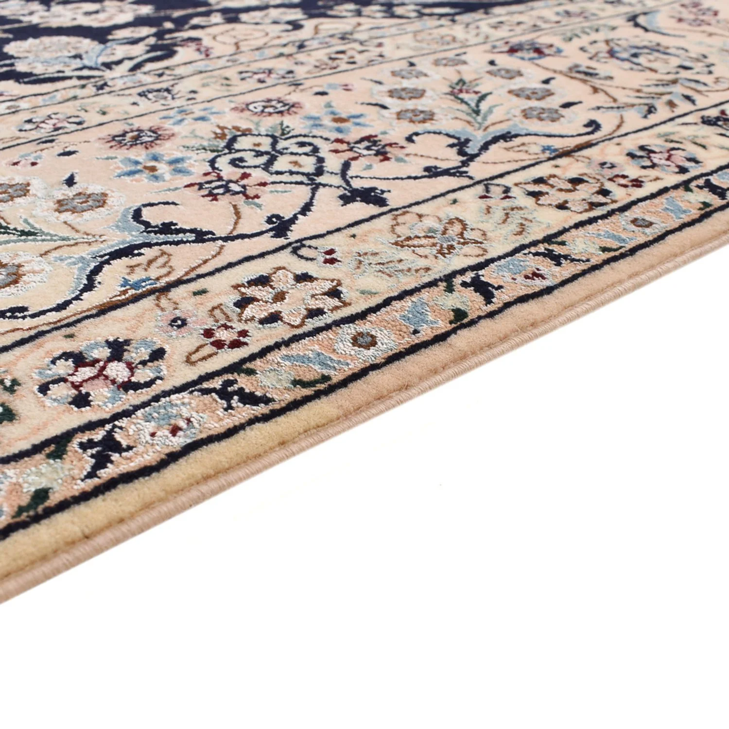 Perserteppich - Nain - Premium - 240 x 161 cm - dunkelblau - Image 3