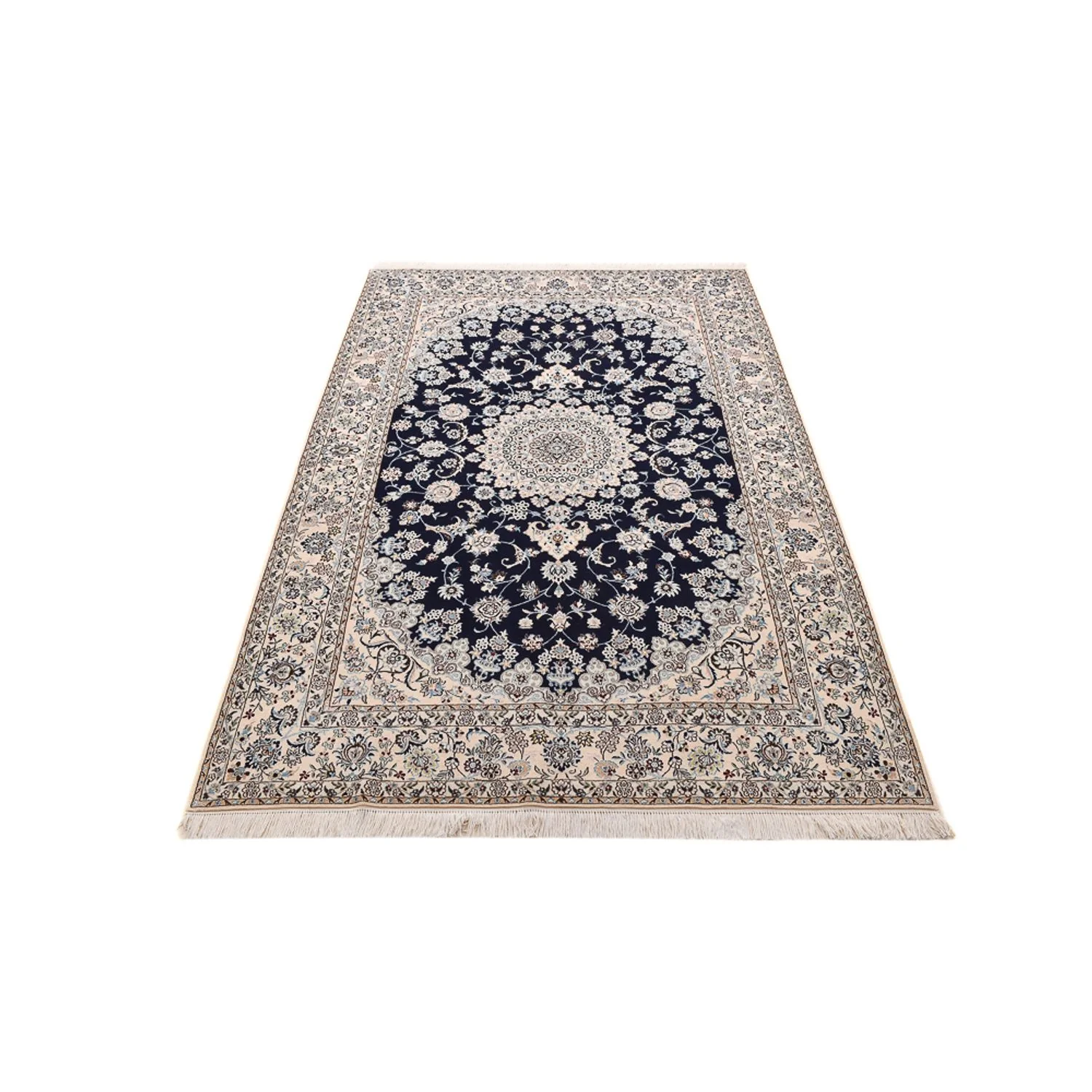 Perserteppich - Nain - Premium - 245 x 165 cm - dunkelblau - Image 5