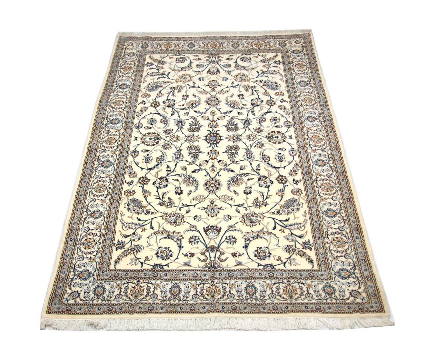 Perserteppich - Nain - Premium 253 x 165 cm Wohnzimmer Teppich