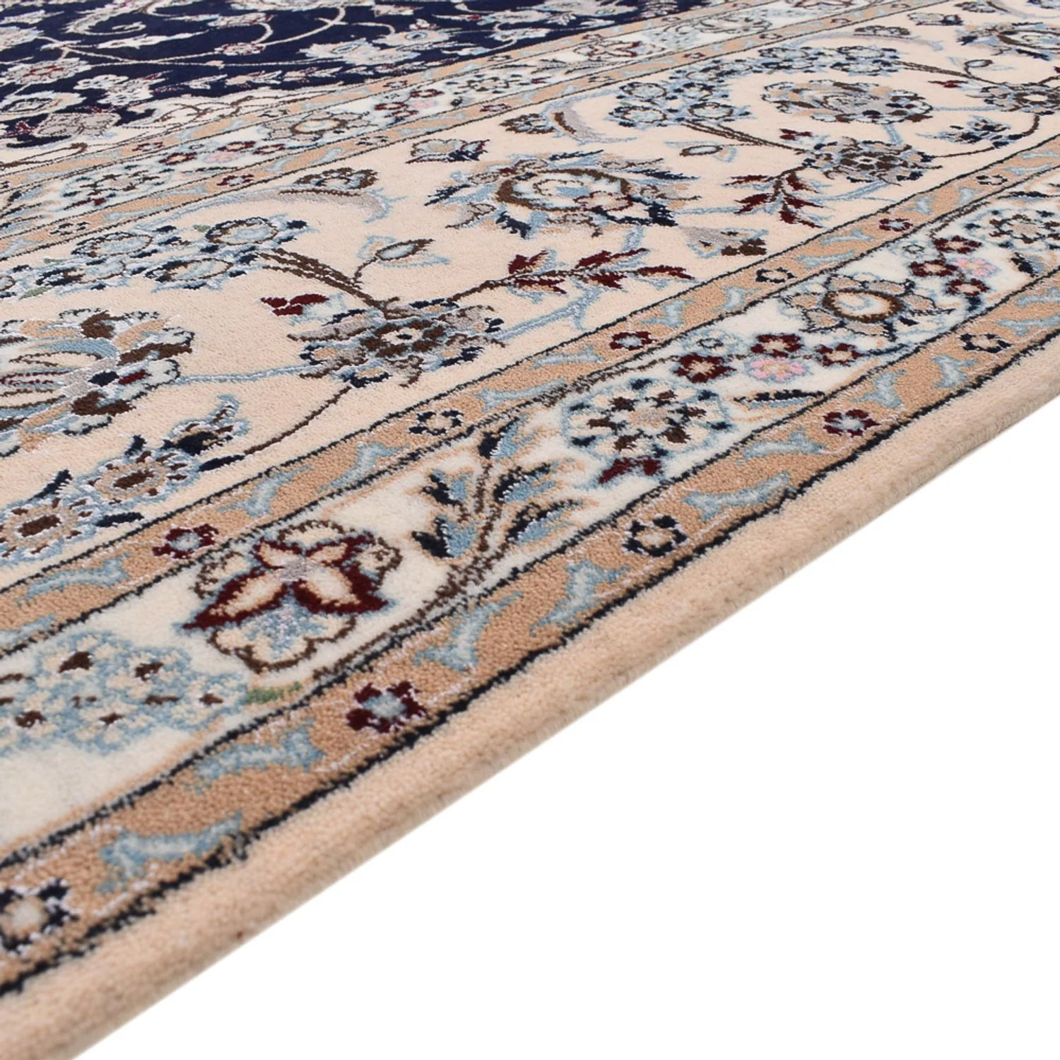Perserteppich - Nain - Premium - 306 x 254 cm - dunkelblau - Image 3