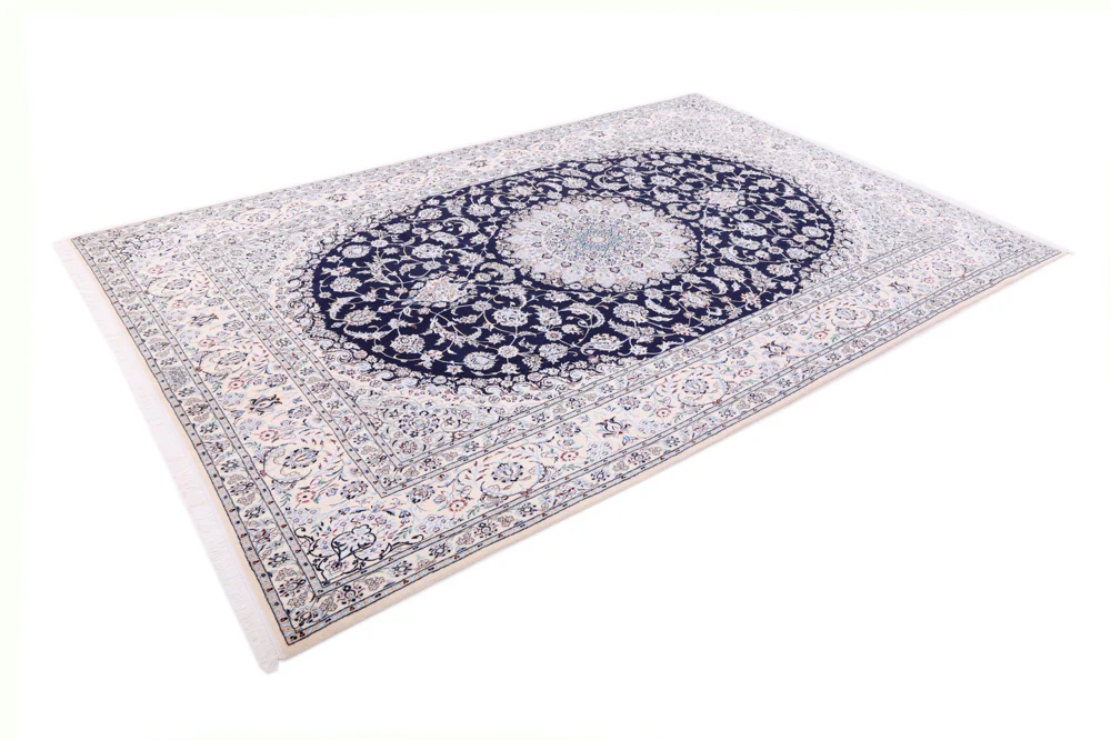 Perserteppich - Nain - Premium - 309 x 206 cm - dunkelblau - Image 2