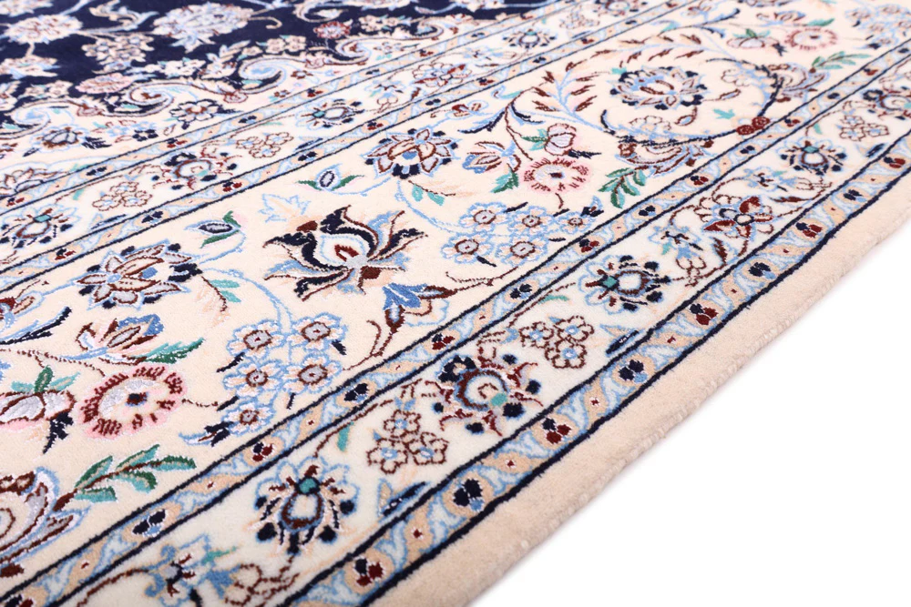Perserteppich - Nain - Premium - 309 x 206 cm - dunkelblau - Image 6