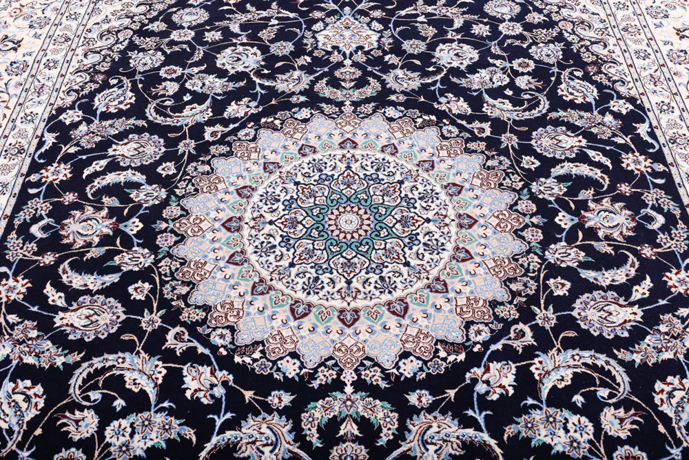 Perserteppich - Nain - Premium - 309 x 206 cm - dunkelblau - Image 7