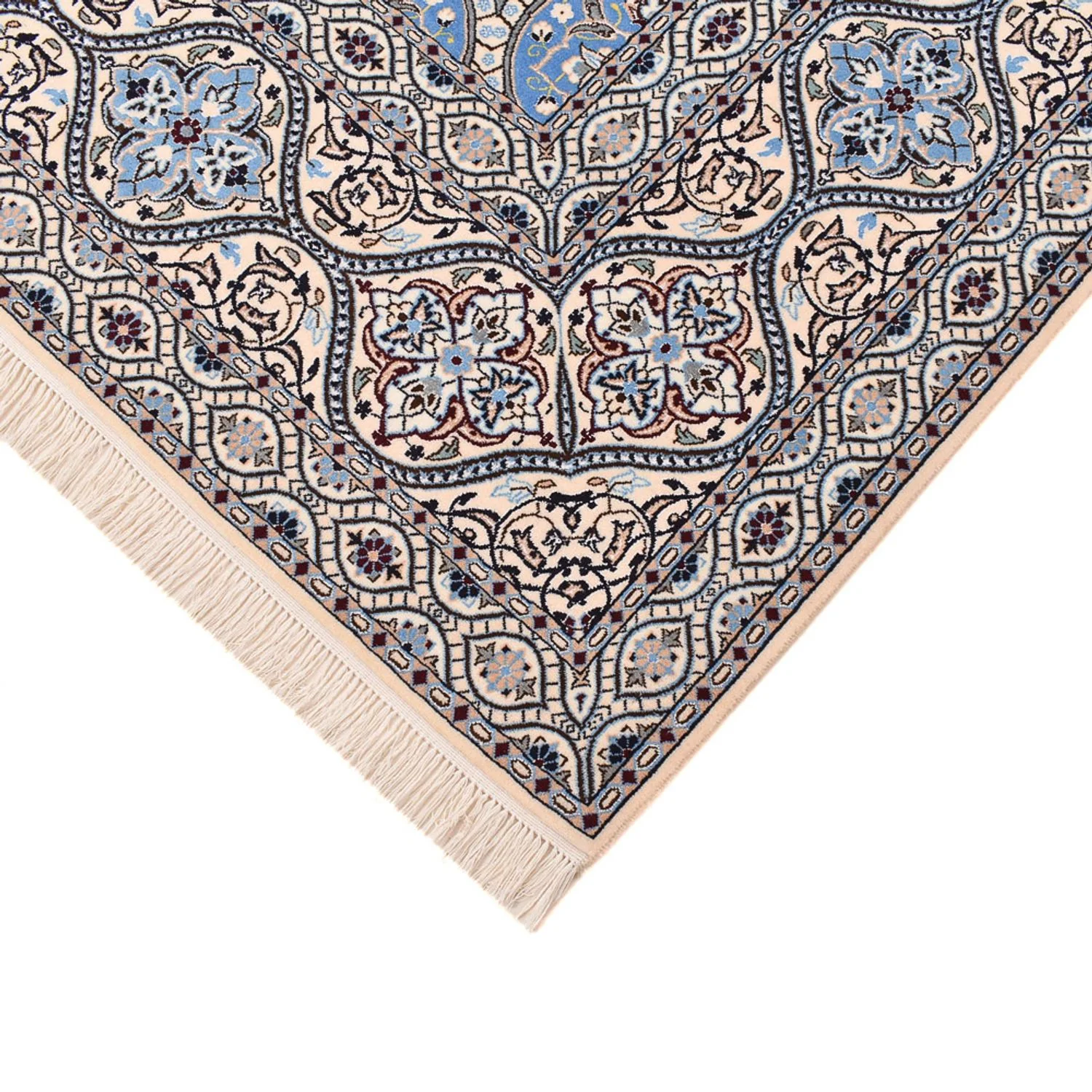 Perserteppich - Nain - Premium - 314 x 253 cm - hellblau - Image 2