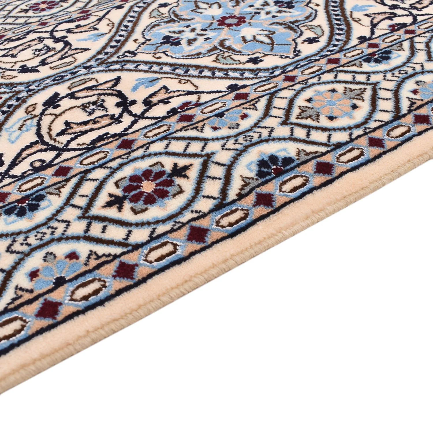 Perserteppich - Nain - Premium - 314 x 253 cm - hellblau - Image 3