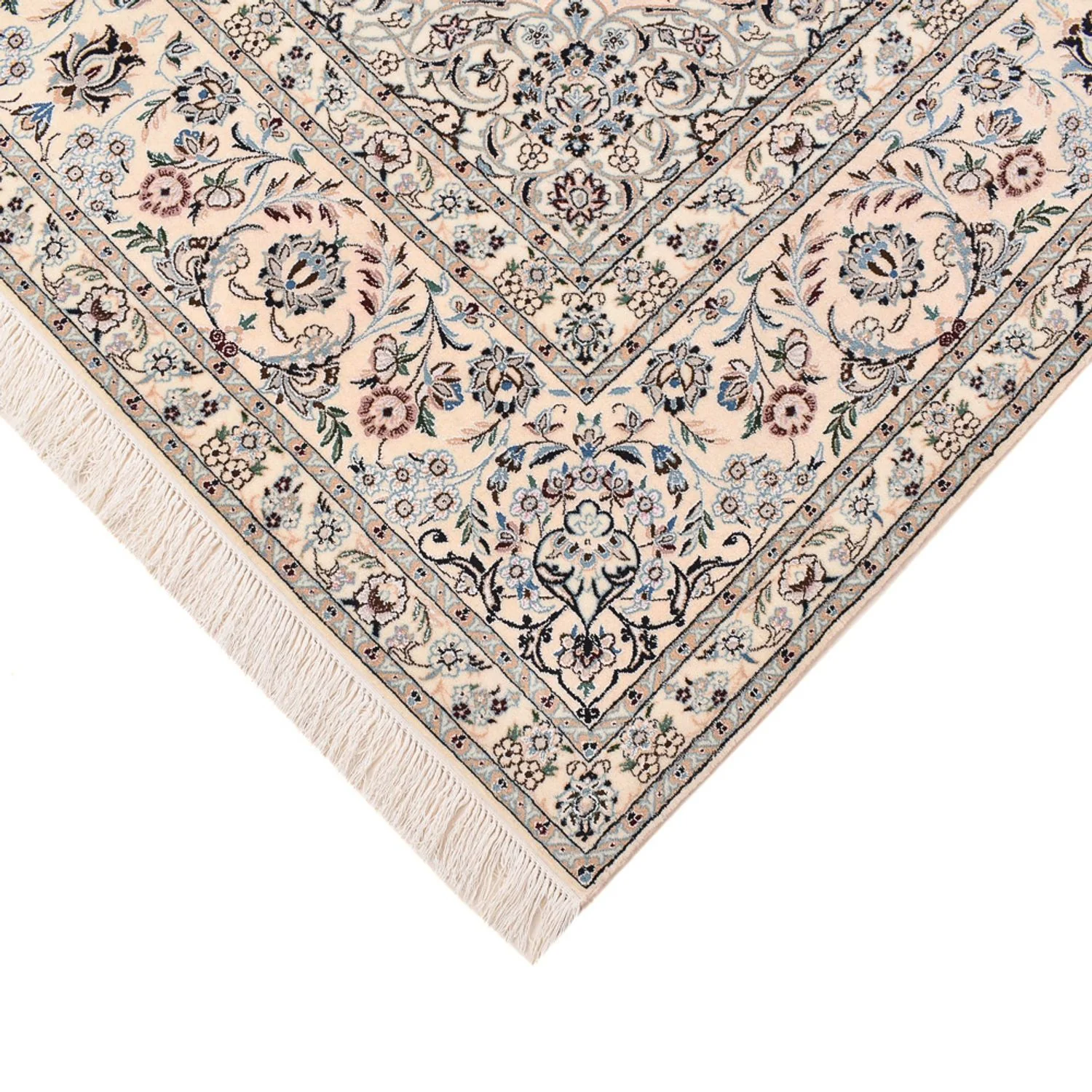 Perserteppich - Nain - Premium - 317 x 212 cm - dunkelblau - Image 2