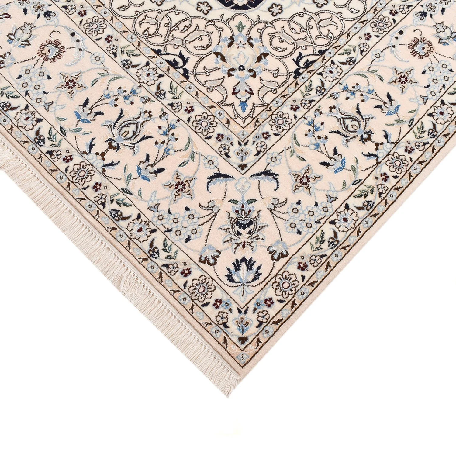 Perserteppich - Nain - Premium quadratisch  - 181 x 178 cm - dunkelblau - Image 2