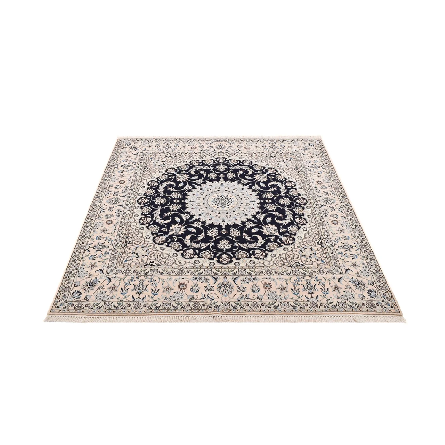 Perserteppich - Nain - Premium quadratisch  - 181 x 178 cm - dunkelblau - Image 5