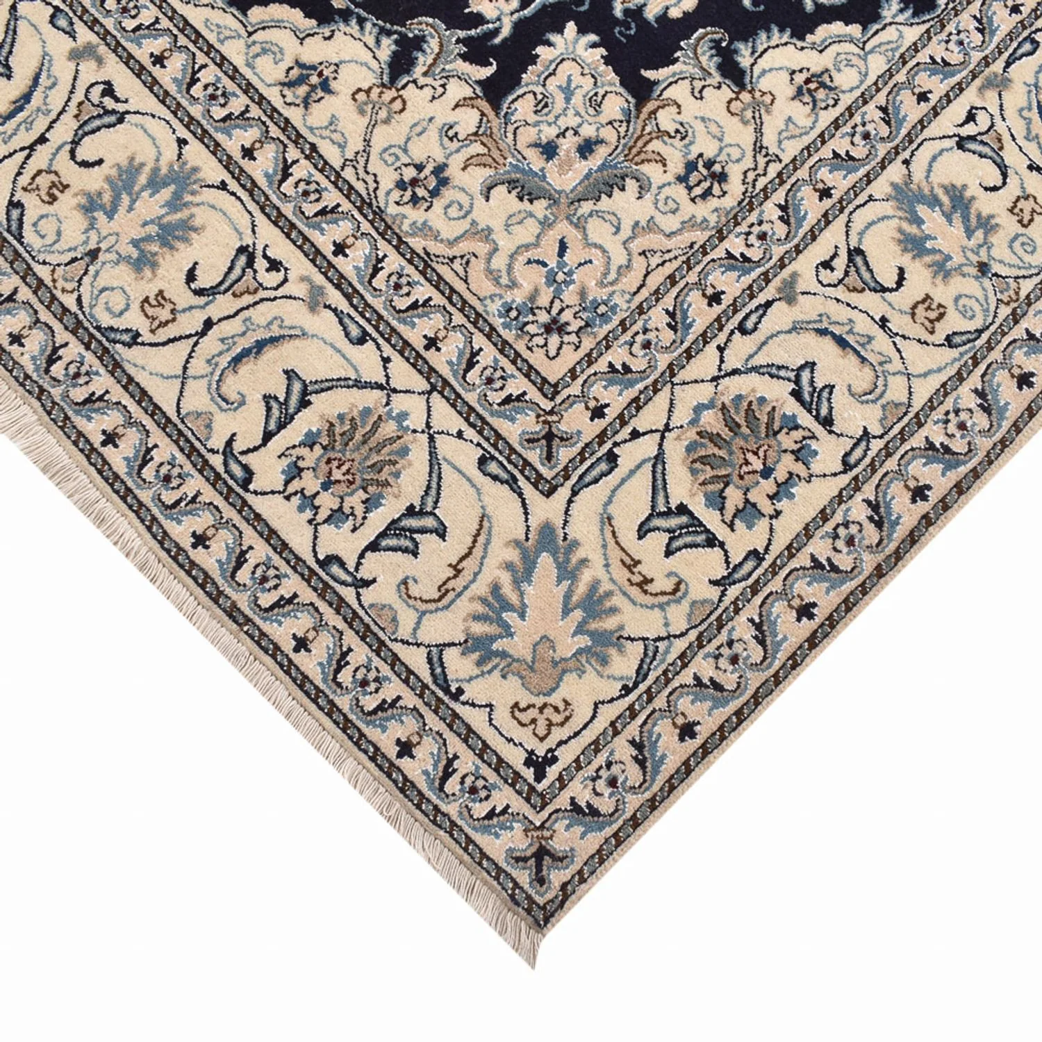 Perserteppich - Nain quadratisch - 198 x 193 cm - dunkelblau - Image 2