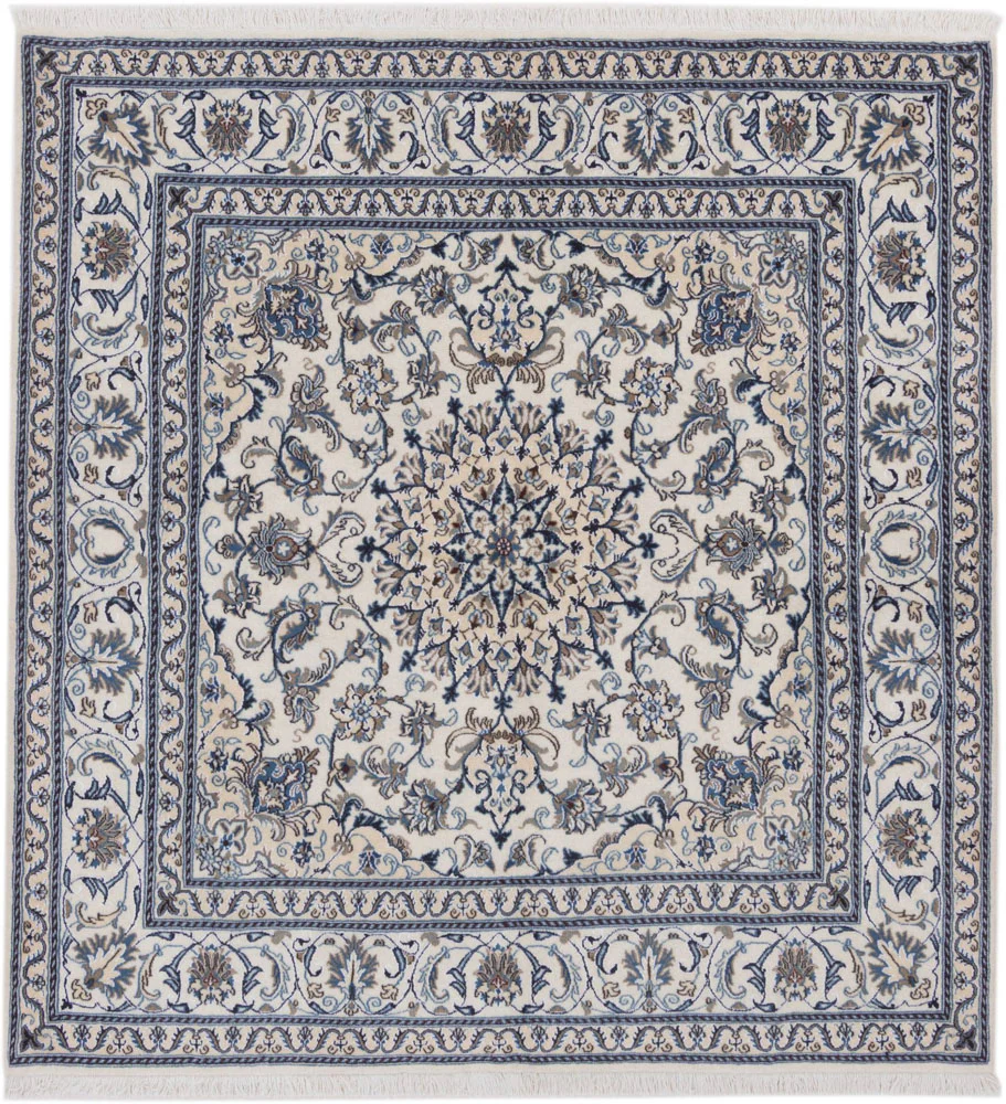Perserteppich - Nain quadratisch - 207 x 193 cm - creme